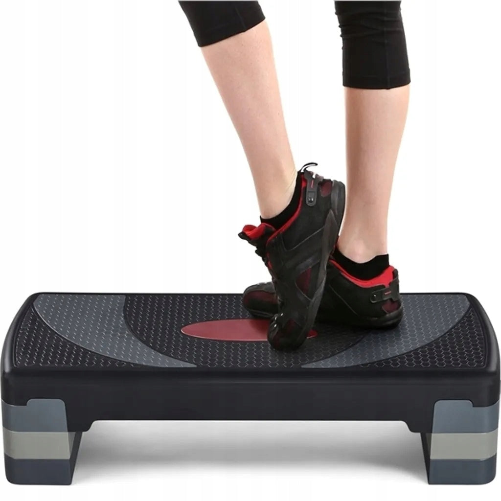 STEPPER SIMPLE for aerobics and exercise grey yaheetech Brand Yaheetech