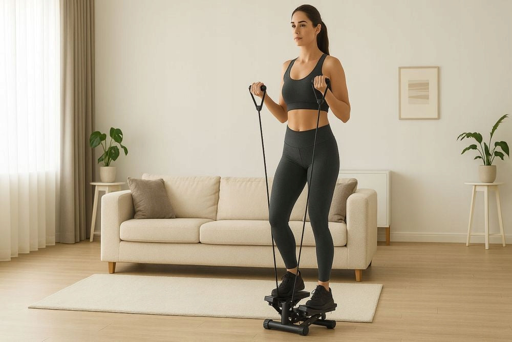 STEPPER step 2in1 Stepper with LINKS for exercise stairs LCD FITNESS COUNTER Manufacturer code 17-22-106