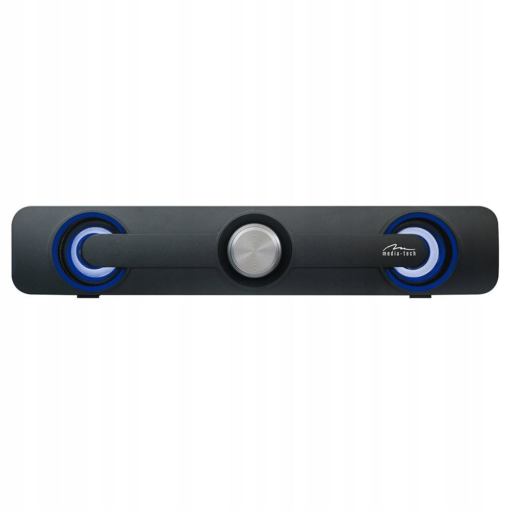 STEREO SOUNDBAR HORIZONTAL SPEAKER POWERED USB GOOD QUALITY LOUD STRONG Model MTC121775