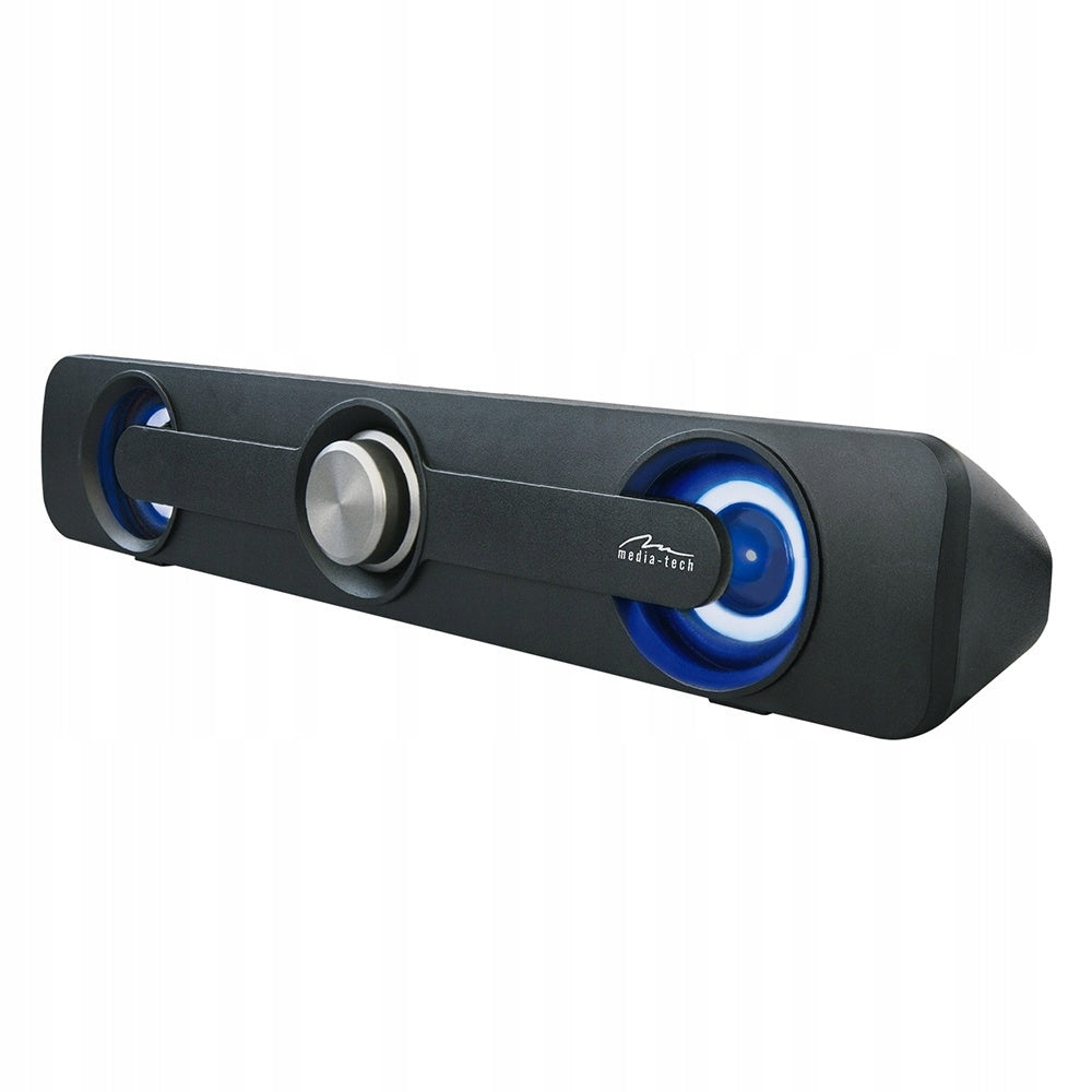STEREO SOUNDBAR HORIZONTAL SPEAKER POWERED USB GOOD QUALITY LOUD STRONG Packaging status original