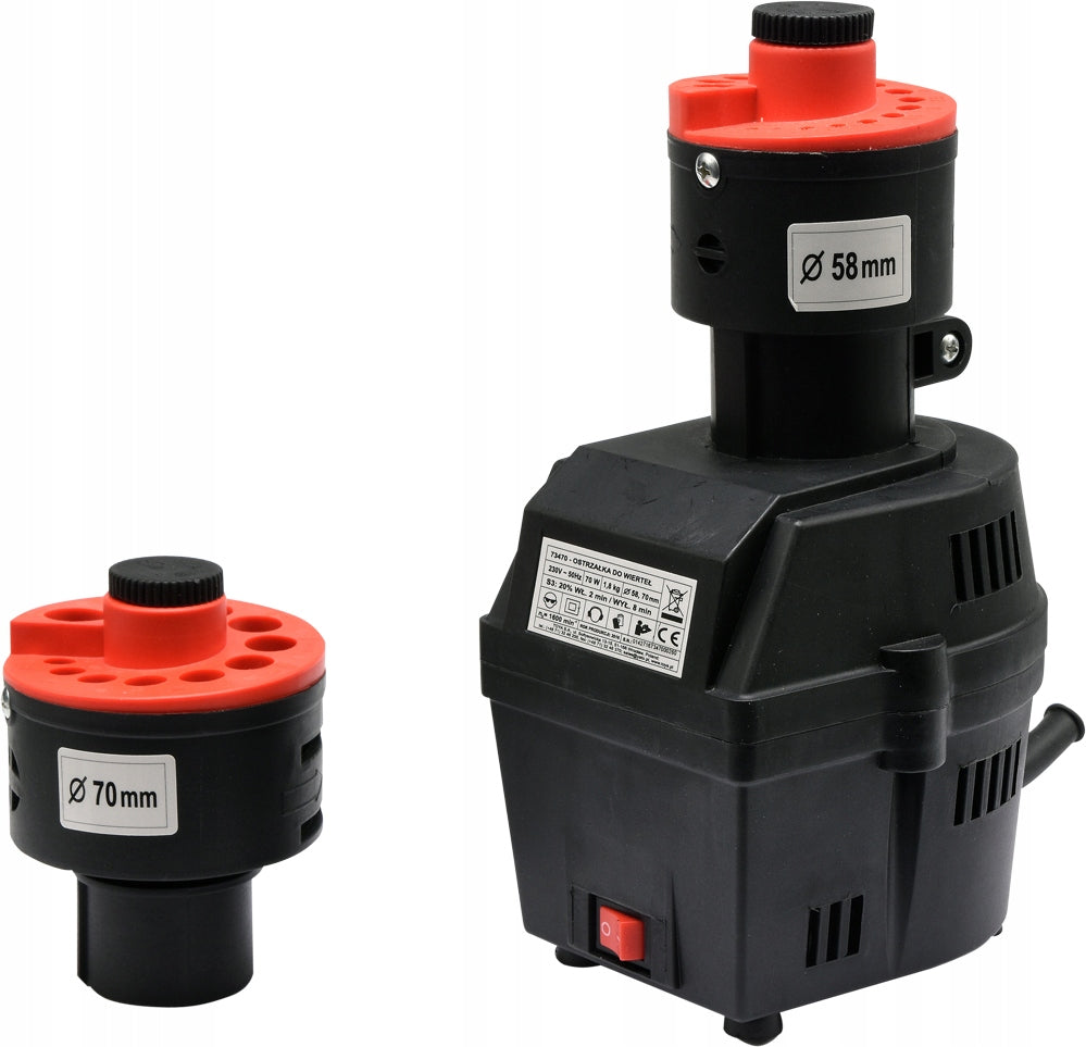 STHOR DRILL SHARPENER 3-16mm 70W ADAPTER + 2xSTONE SUCTION CUPS Brand Toya