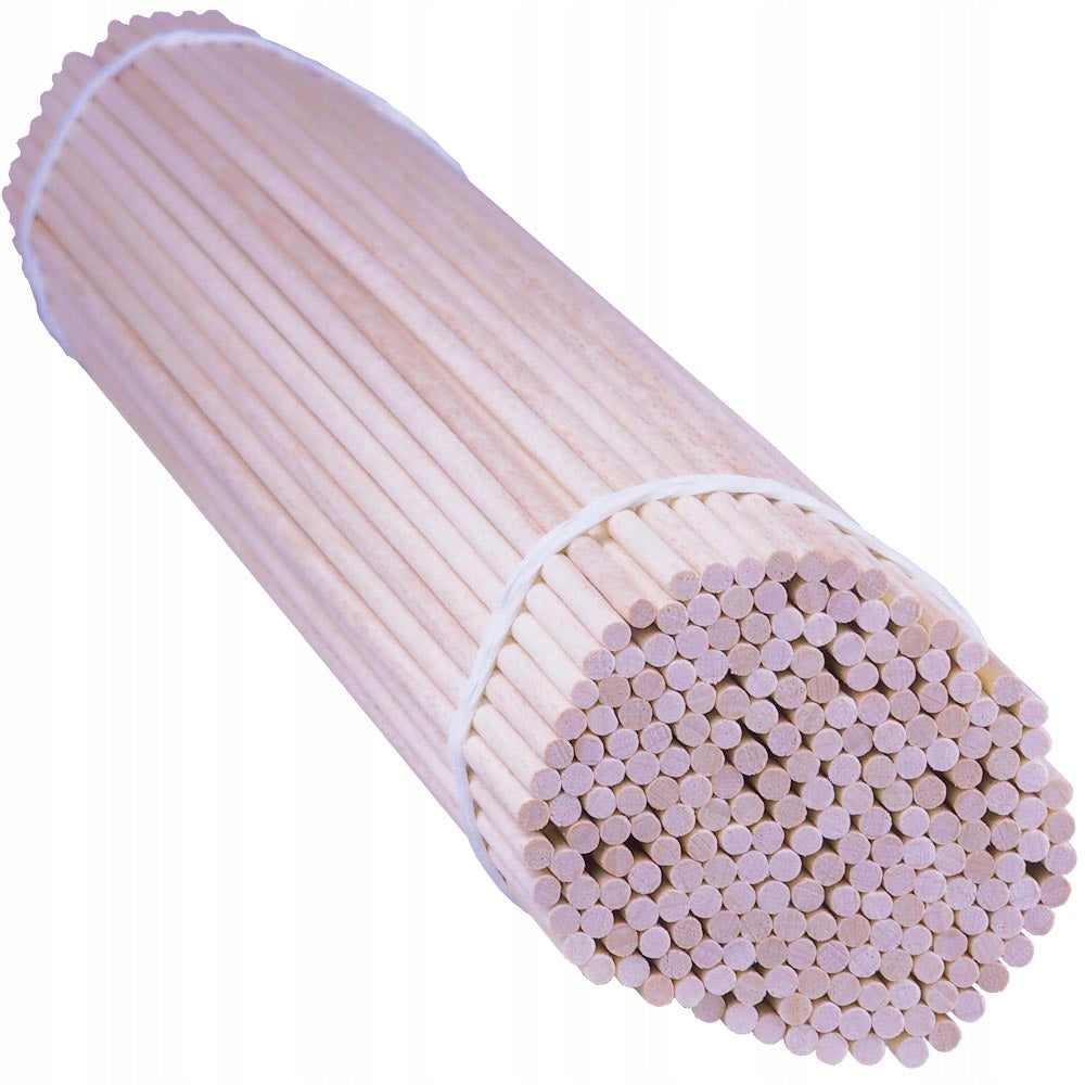STICKS COTTON CANDY sticks Beech Round Rough 40cm 100 pcs