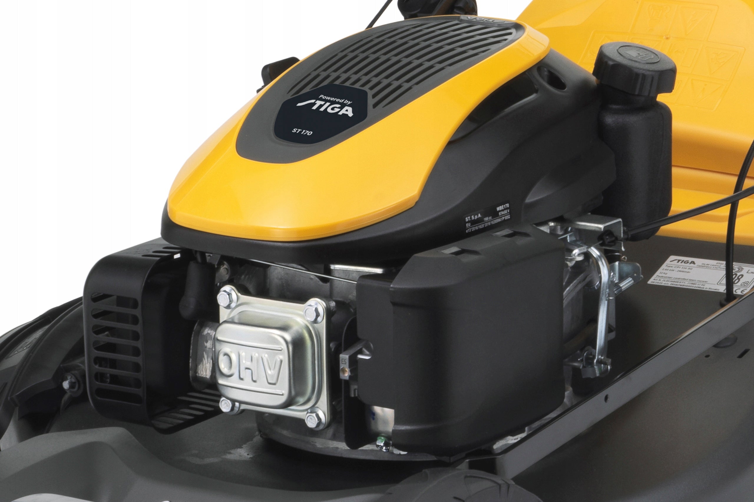 STIGA Combi 53 SQ Combustion Lawn Mower with 60L Basket Drive 3,5 HP 4in1 Set Series Combi