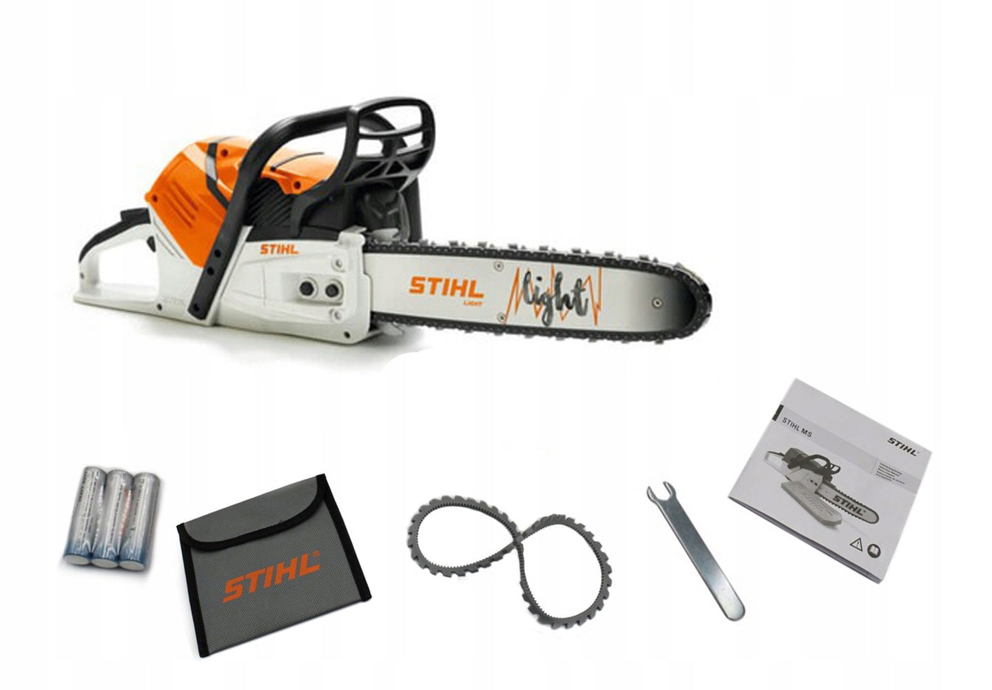 STIHL SAW TOY FOR KIDS WITH SOUND MOVABLE CHAIN AND SOUND