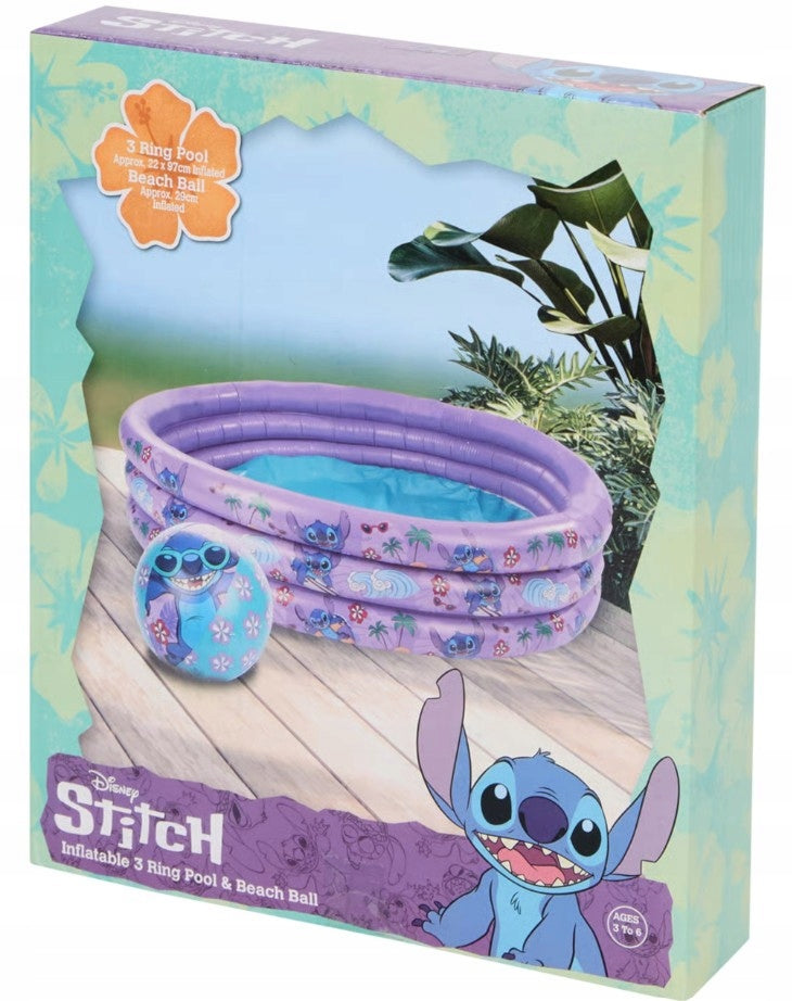 STITCH POOL AND BALL FOR CHILDREN SET 97 cm