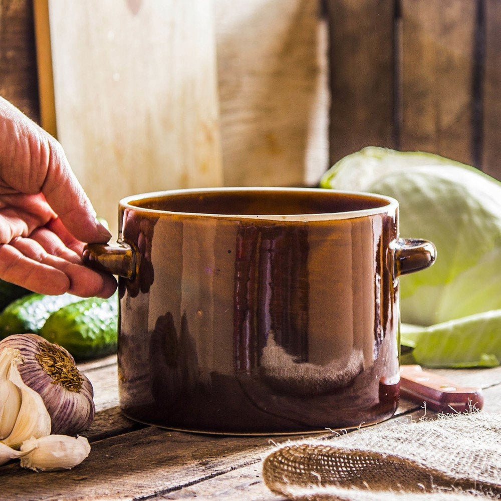STONEWARE POT barrel for sauerkraut 2 l K3 Capacity 2 l