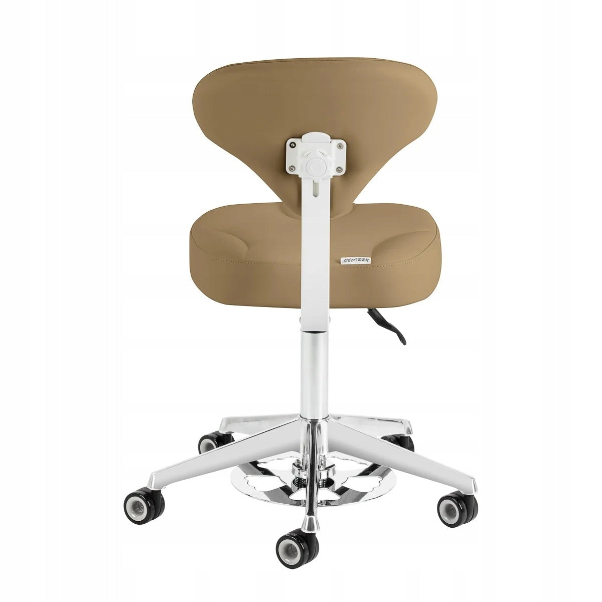 STOOL COSMETIC CHAIR FOR OFFICE WITH BACKREST AZZURRO BUMP-UP BEIGE Customs tariff code 94017900