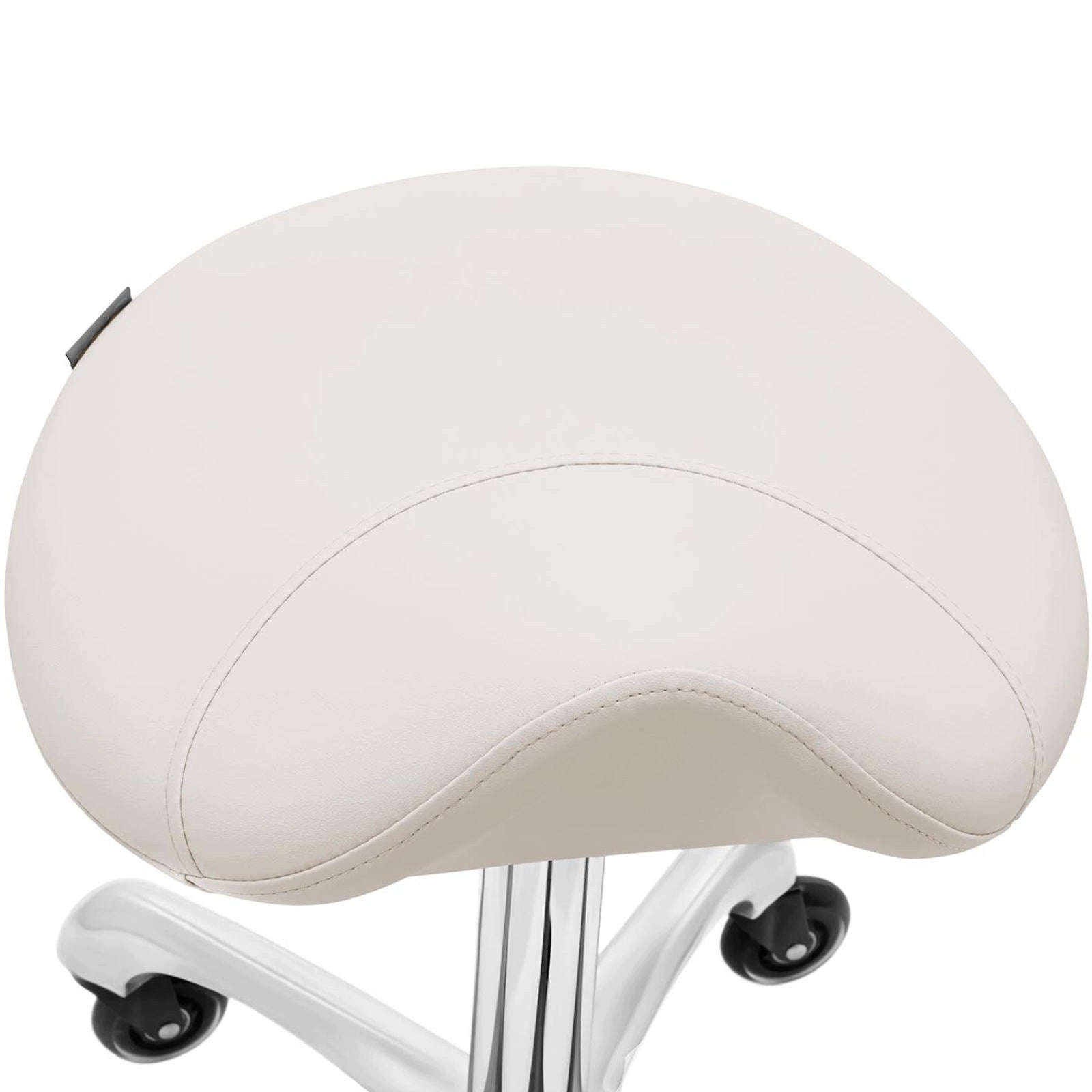 STOOL ON WHEELS UP TO 150 KG SADDLE CHAIR YORK HEIGHT ADJUSTMENT BEIGE Product weight with unit packaging 10.85 kg