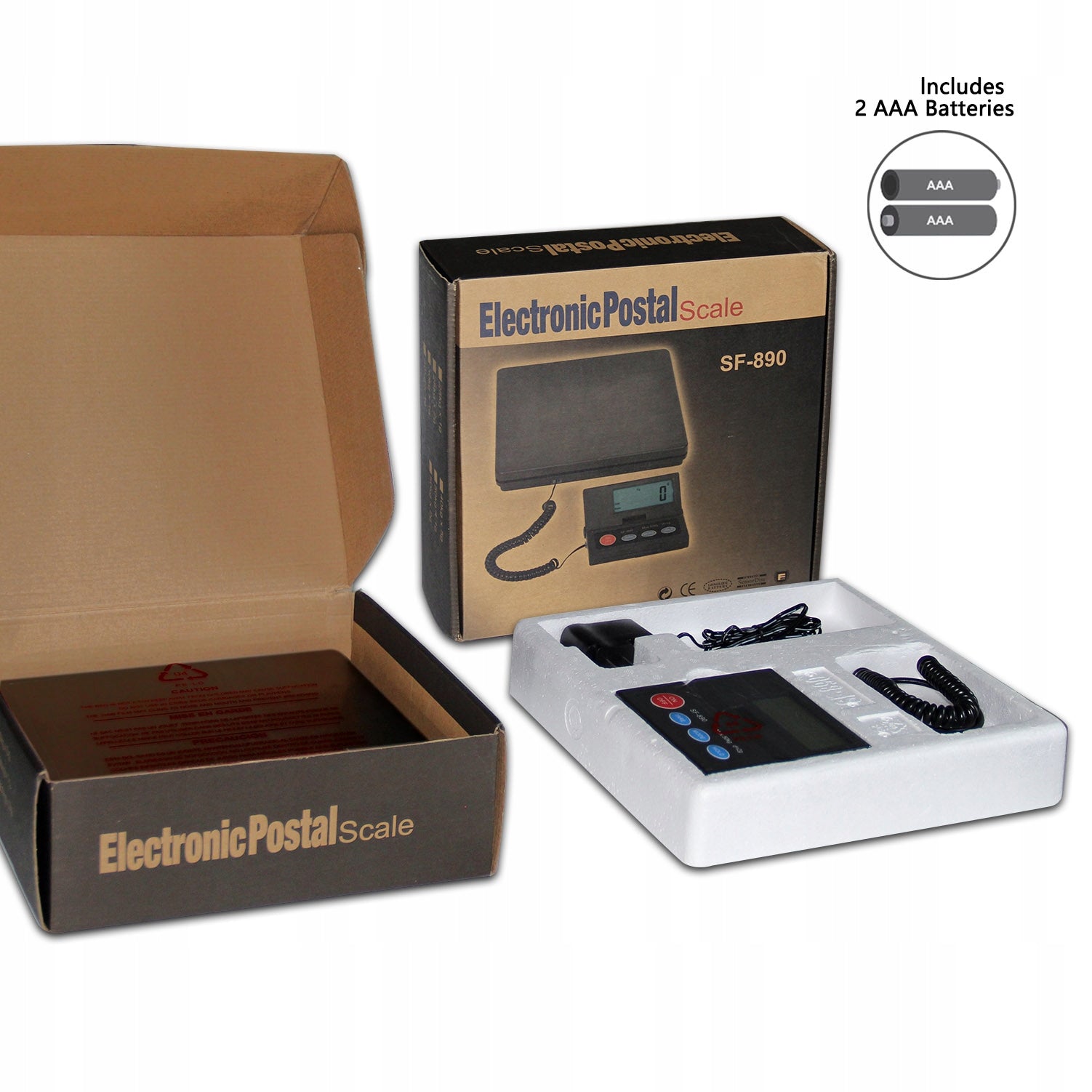 STORAGE POSTAL SCALE FOR RESIN 50kg 1g metal platform (50kg 2g ) Scale type platform