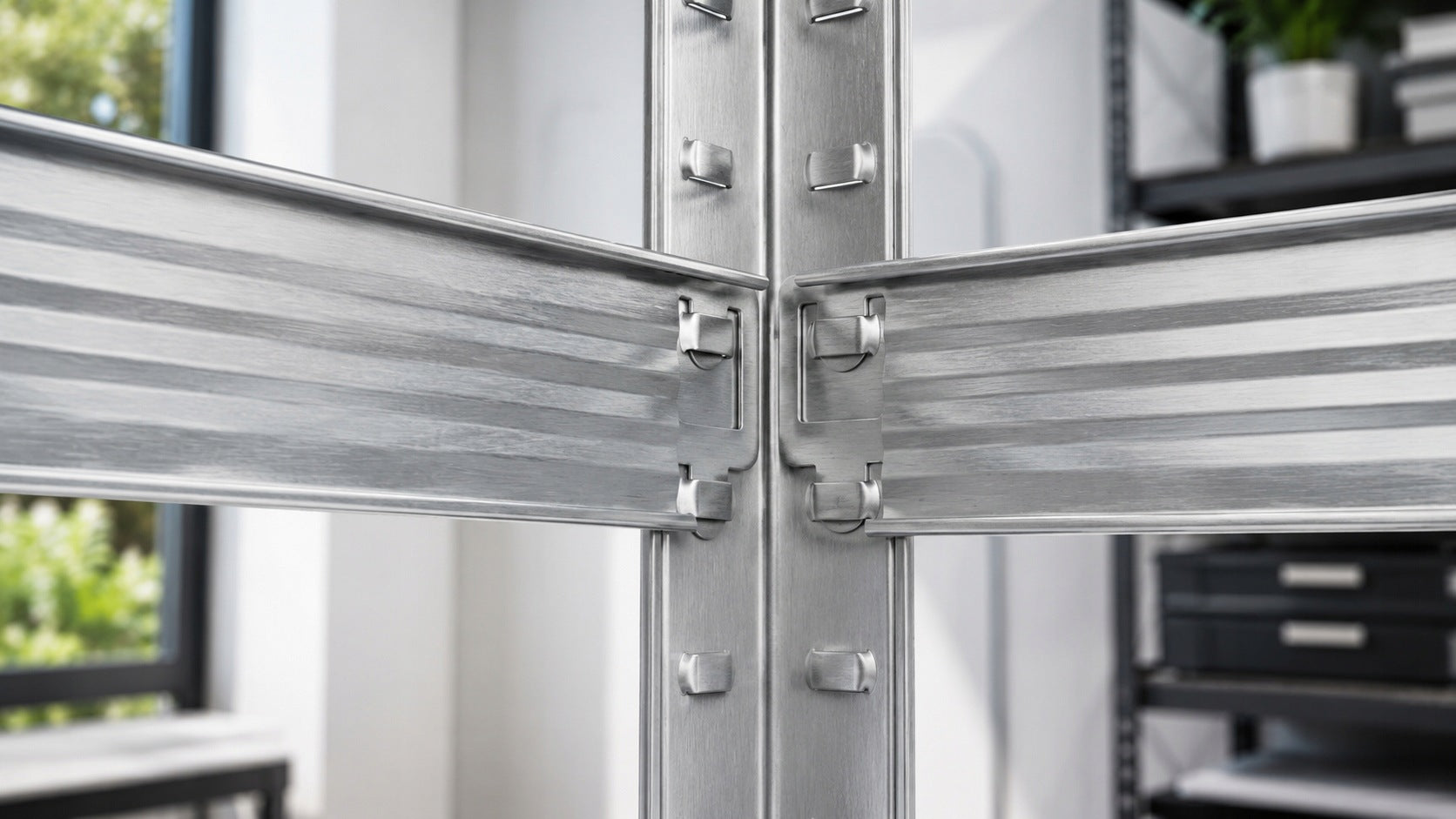STORAGE RACK 150x75x30CM METAL GALVANIZED AND PAINTED 5 SHELVES 900 KG. Manufacturer HUMBERG