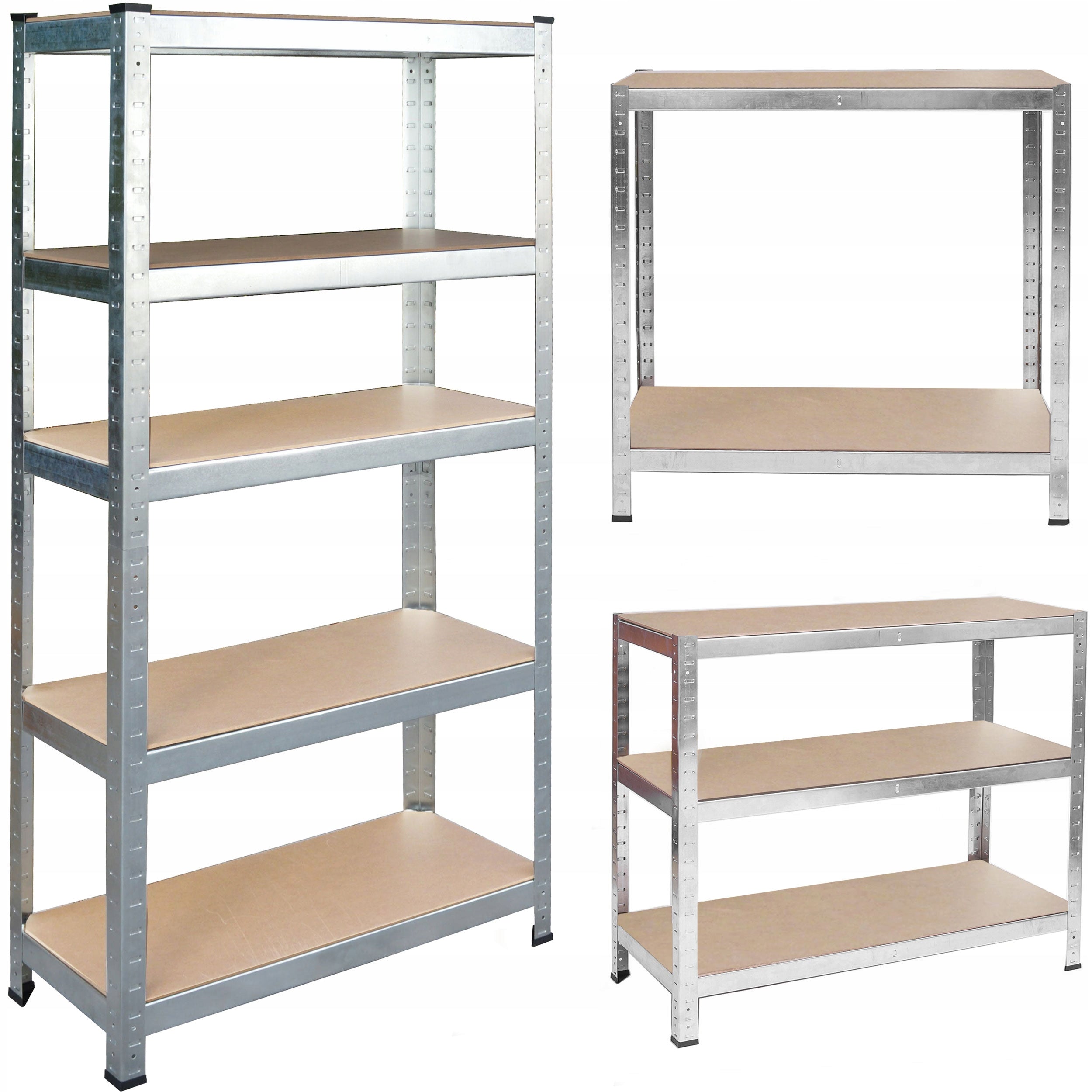 STORAGE RACK 2in1 METAL 150x75x30cm HUMBERG