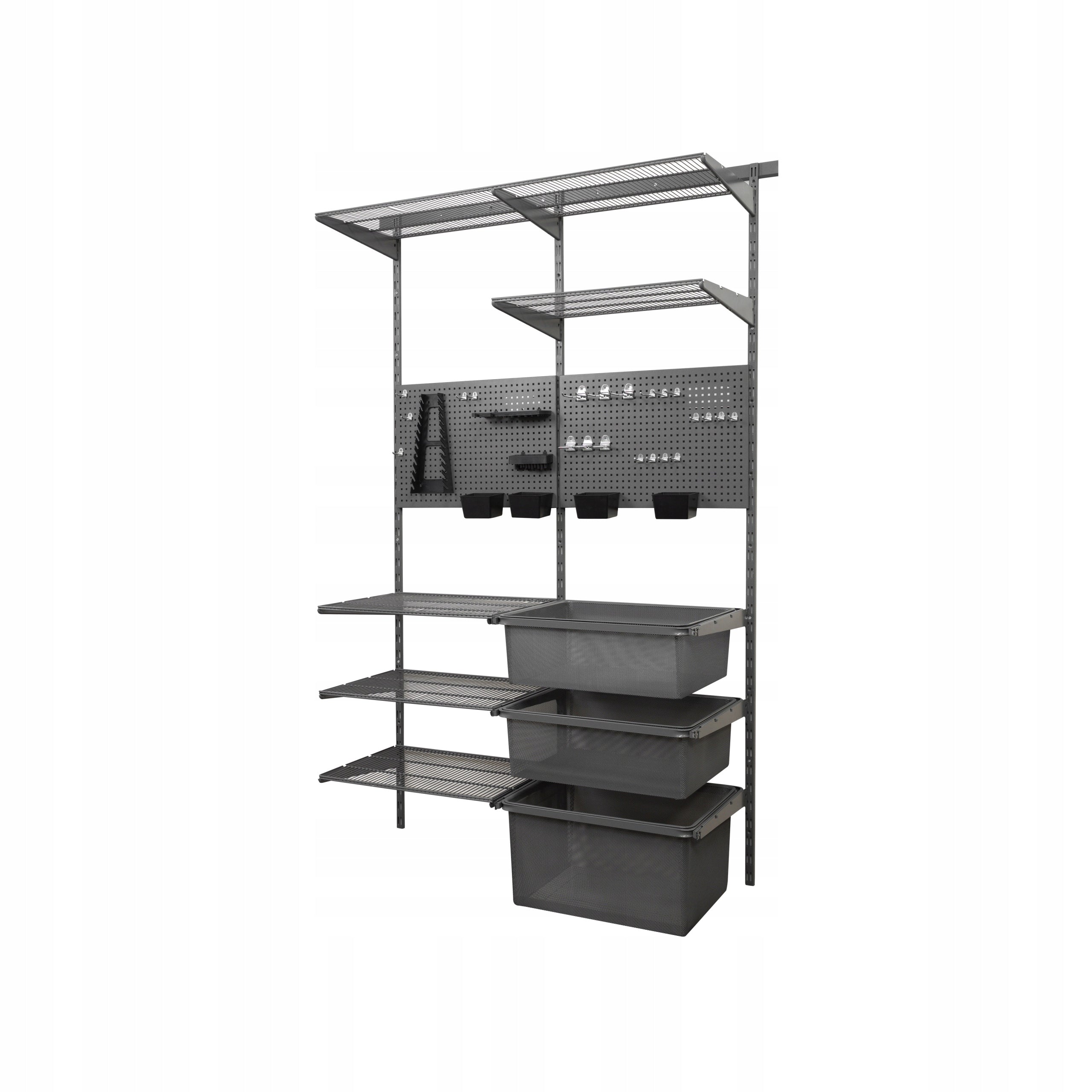 STORAGE RACK INTEGRI GARAGE SYSTEM WORKSHOP STRONG BLACK SET OF 2M2