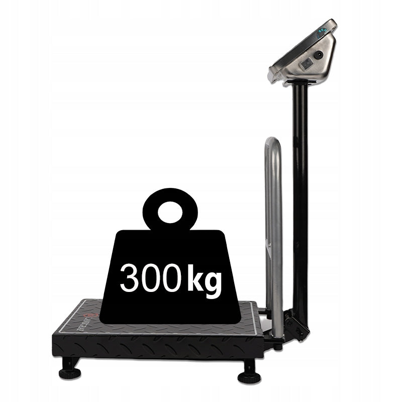 STORAGE SCALE ELECTRONIC LCD 300kg Power supply battery and mains