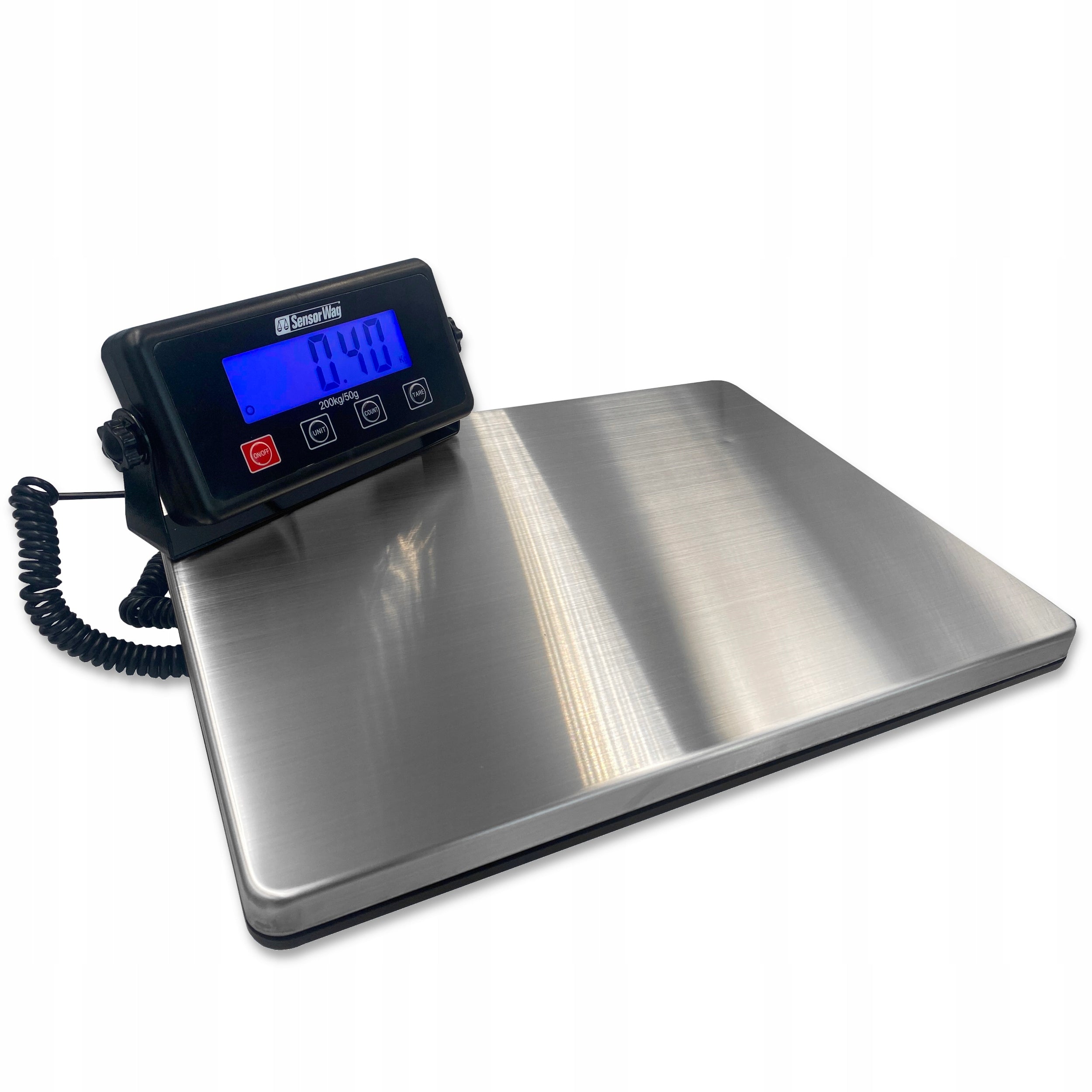 STORAGE SCALE FOR PARCELS UP TO 200kg 38X30CM ELECTRONIC PLATFORM Packaging status original