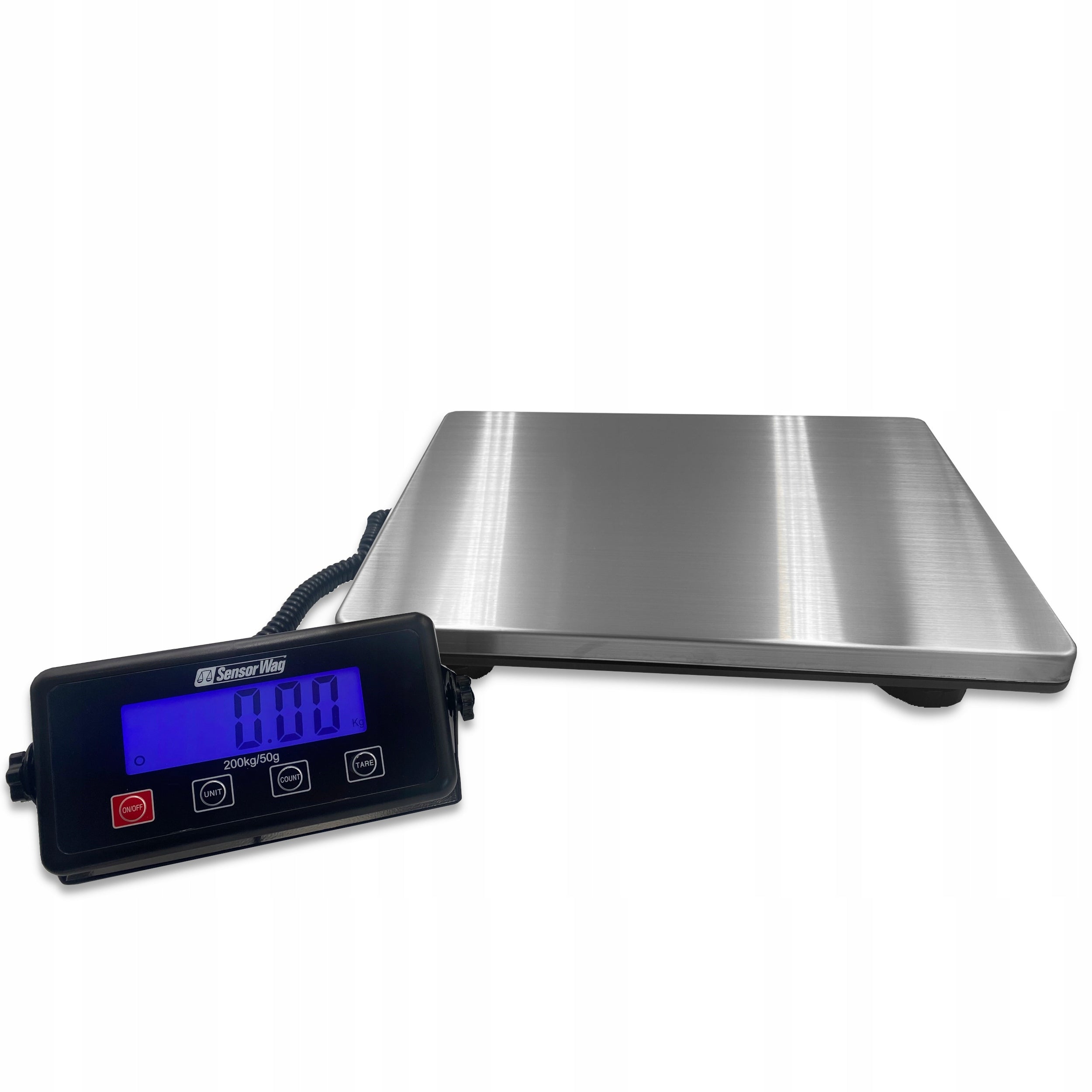 STORAGE SCALE FOR PARCELS UP TO 200kg 38X30CM ELECTRONIC PLATFORM Power supply batteries