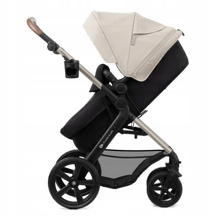 STROLLER 3IN1 KINDERKRAFT MOOV 2 SEAT MINK PRO I-SIZE GREY Brand Kinderkraft