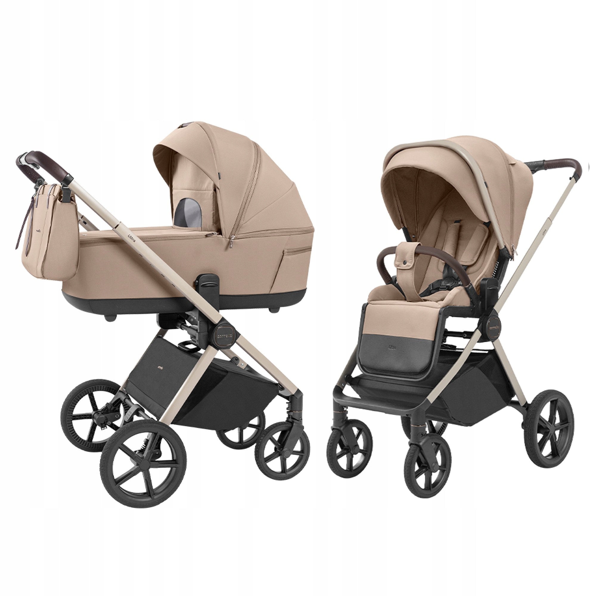 STROLLER GONDOLA + STROLLER CARRELLO ULTRA 2in1 LARGE WHEELS 0-22 KG Packaging status original