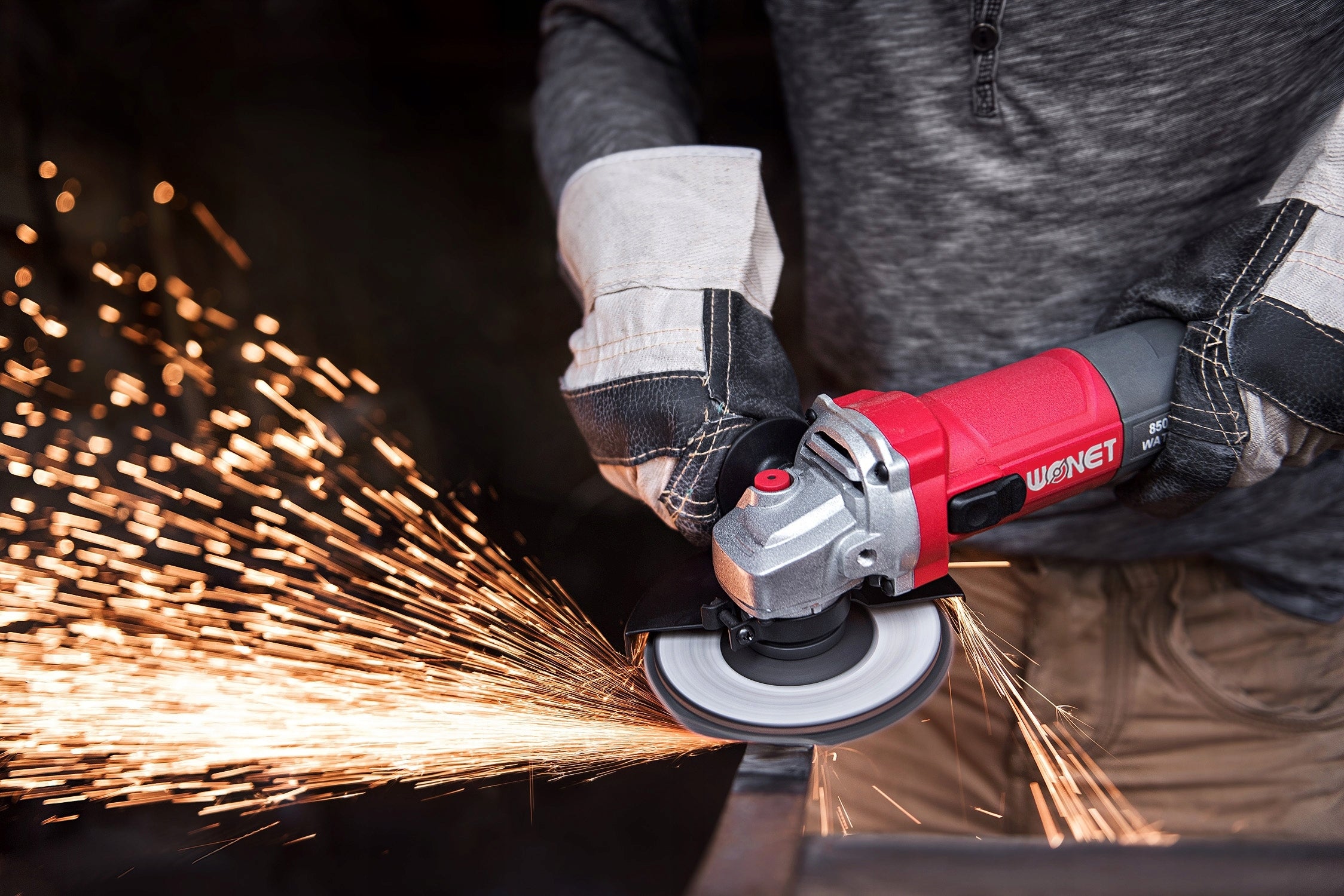 STRONG ANGLE GRINDER ELECTRIC ANGLE 850W 125mm GIFT FOR DAD Power supply type mains