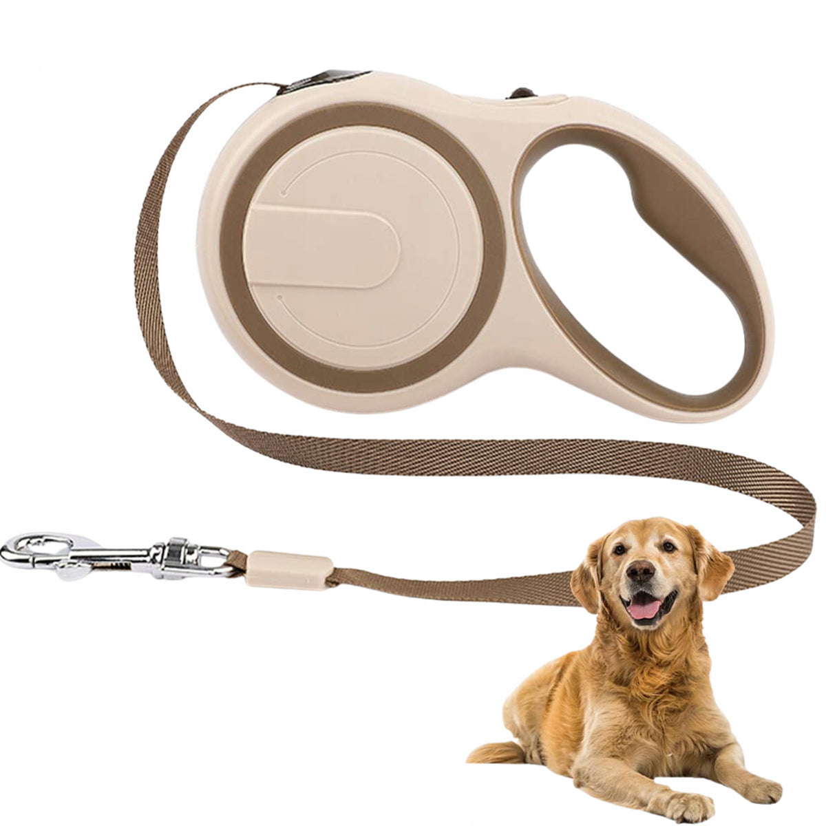 STRONG AUTOMATIC LEASH FOR DOG 15KG / LOCK TAPE 5 METERS