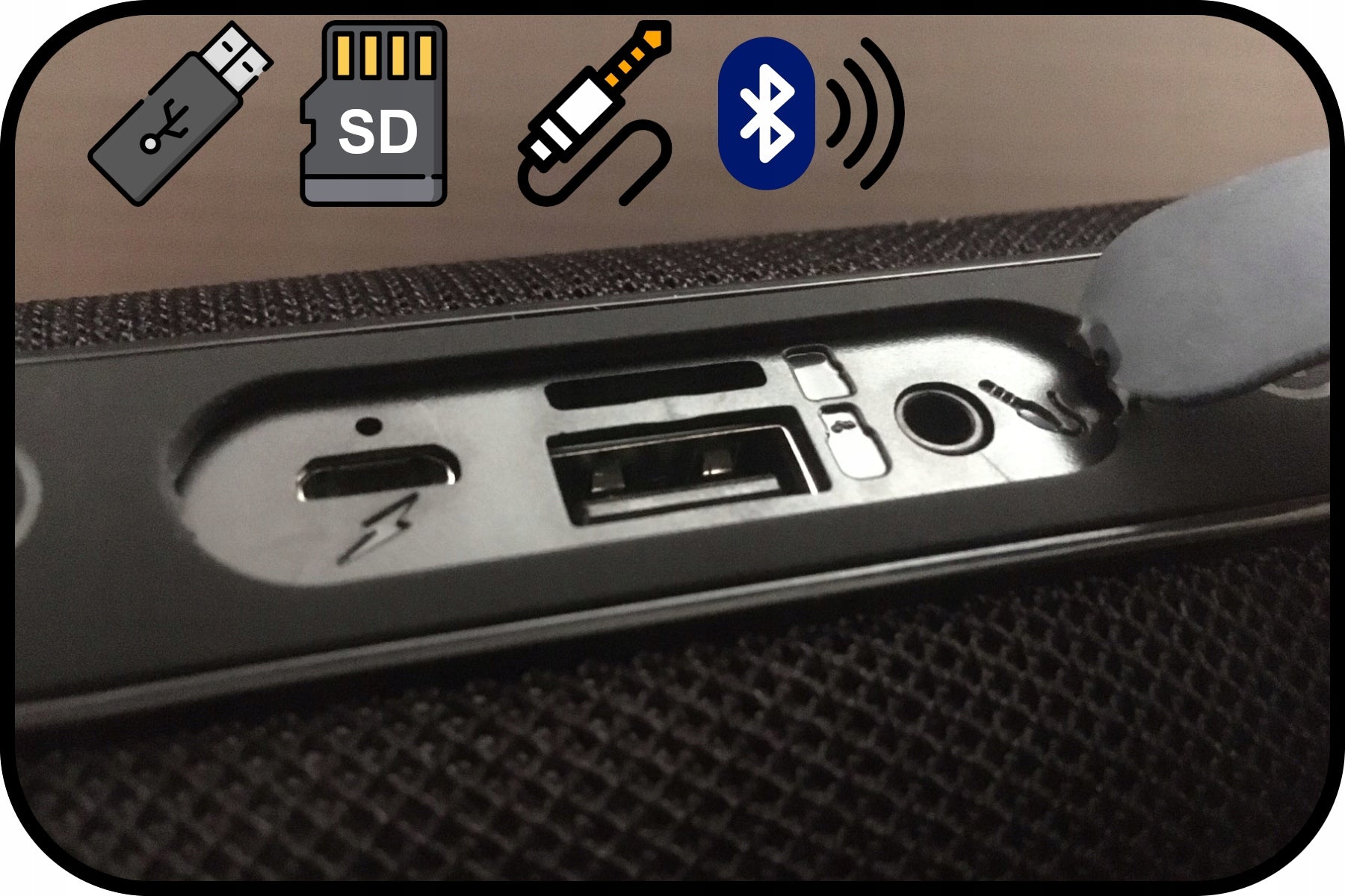 STRONG BLUETOOTH SPEAKER USB SD PORTABLE WIRELESS RADIO TOWER BOOMBOX Packaging status original