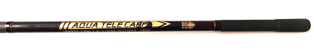 STRONG CARP FISHING ROD 3.90 m AQUA TELE CARP 3.75 LBS TELESCOPE! Manufacturer code KA390