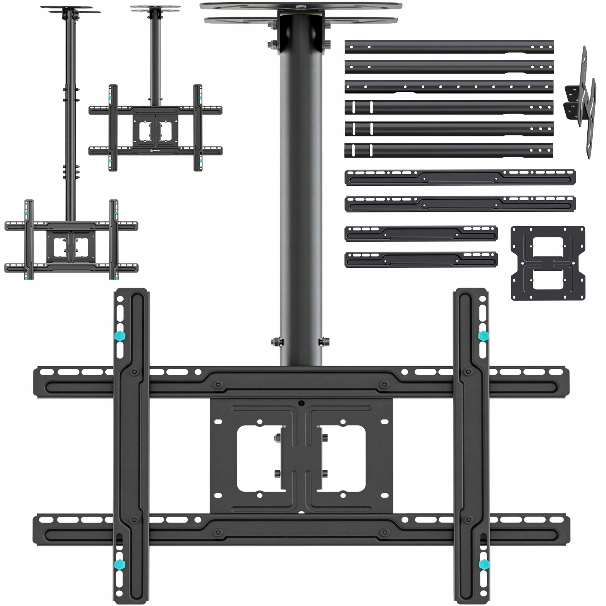 STRONG CEILING MOUNT FOR TV HANGER TV 37"-80" ADJUSTABLE SWIVEL