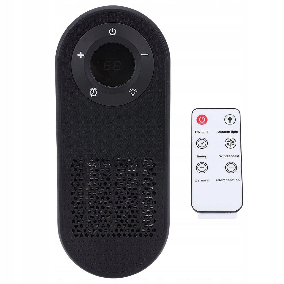 STRONG ELECTRIC APRON CERAMIC HEATER FAN WITH REMOTE CONTROL RGB Manufacturer code MKDFarelka