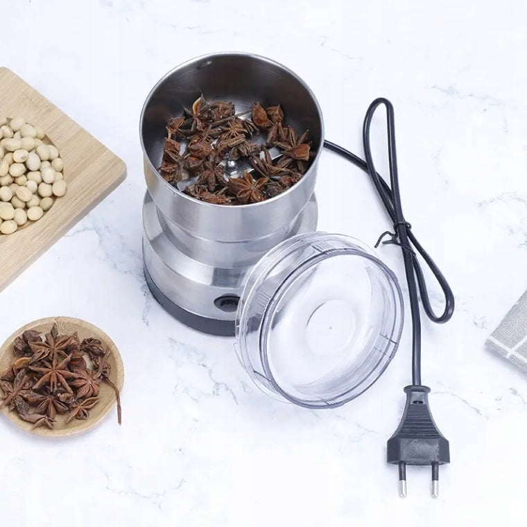 STRONG ELECTRIC COFFEE GRINDER FOR GRINDING NUTS BEANS Packaging status original