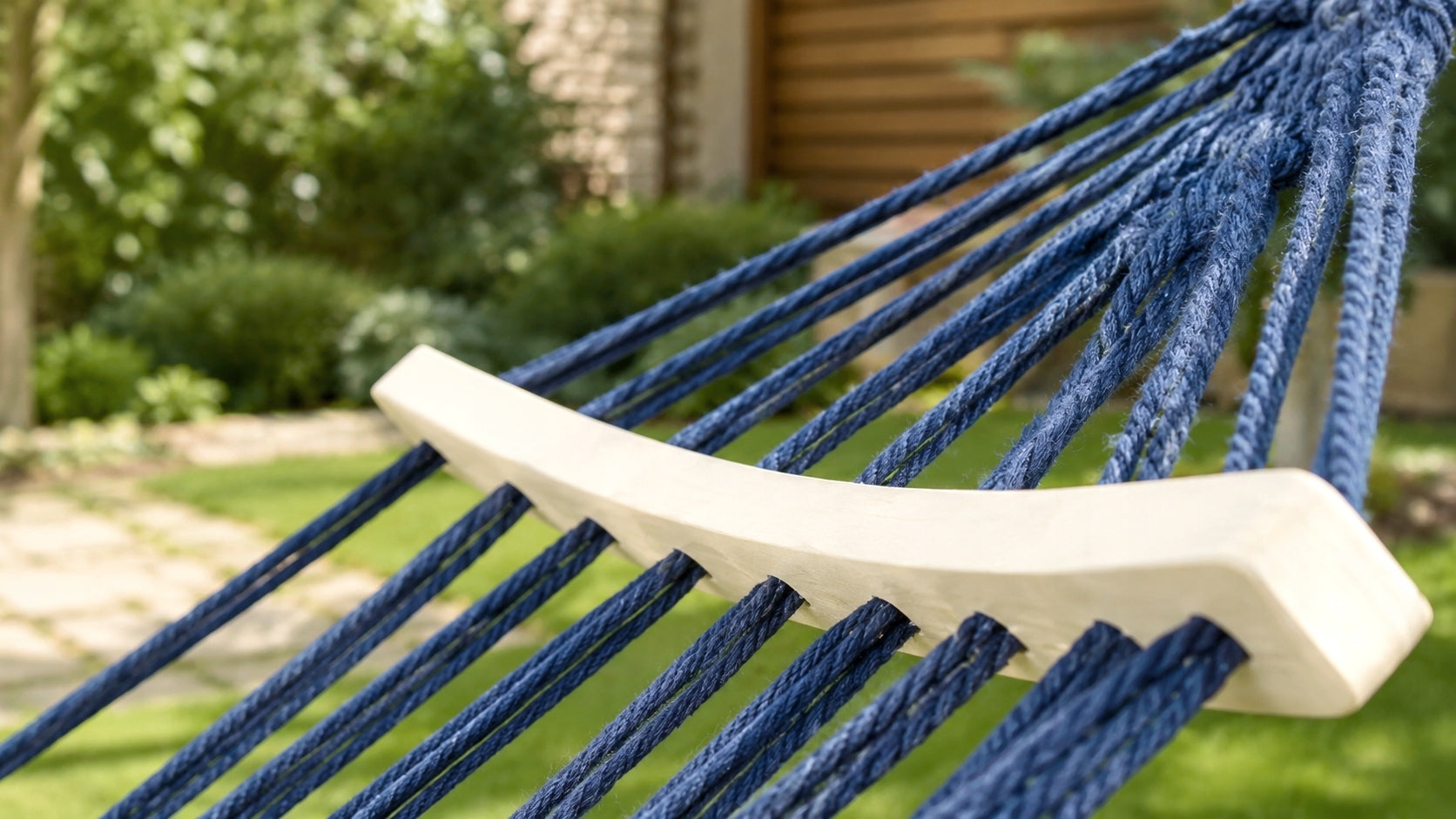 STRONG GARDEN HAMMOCK HIKING SWING REINFORCED 150kg 240cm + PILLOW Packaging status original