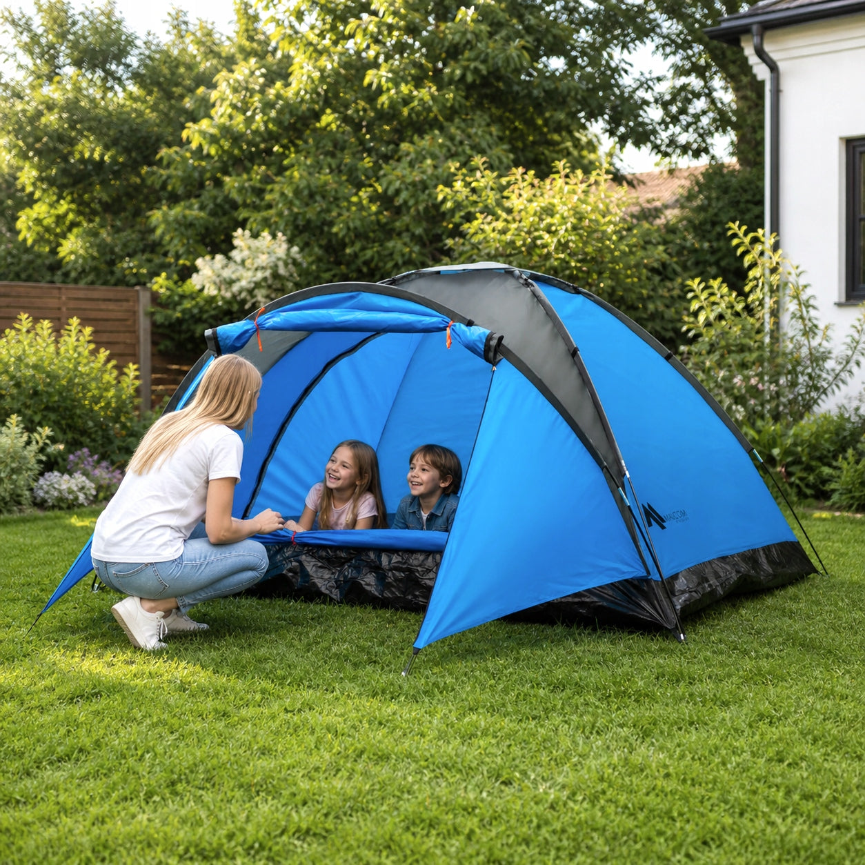 STRONG GARDEN TENT HIKING CAMPING 6-PERSON IGLO 240x290cm XXL Model Iglo