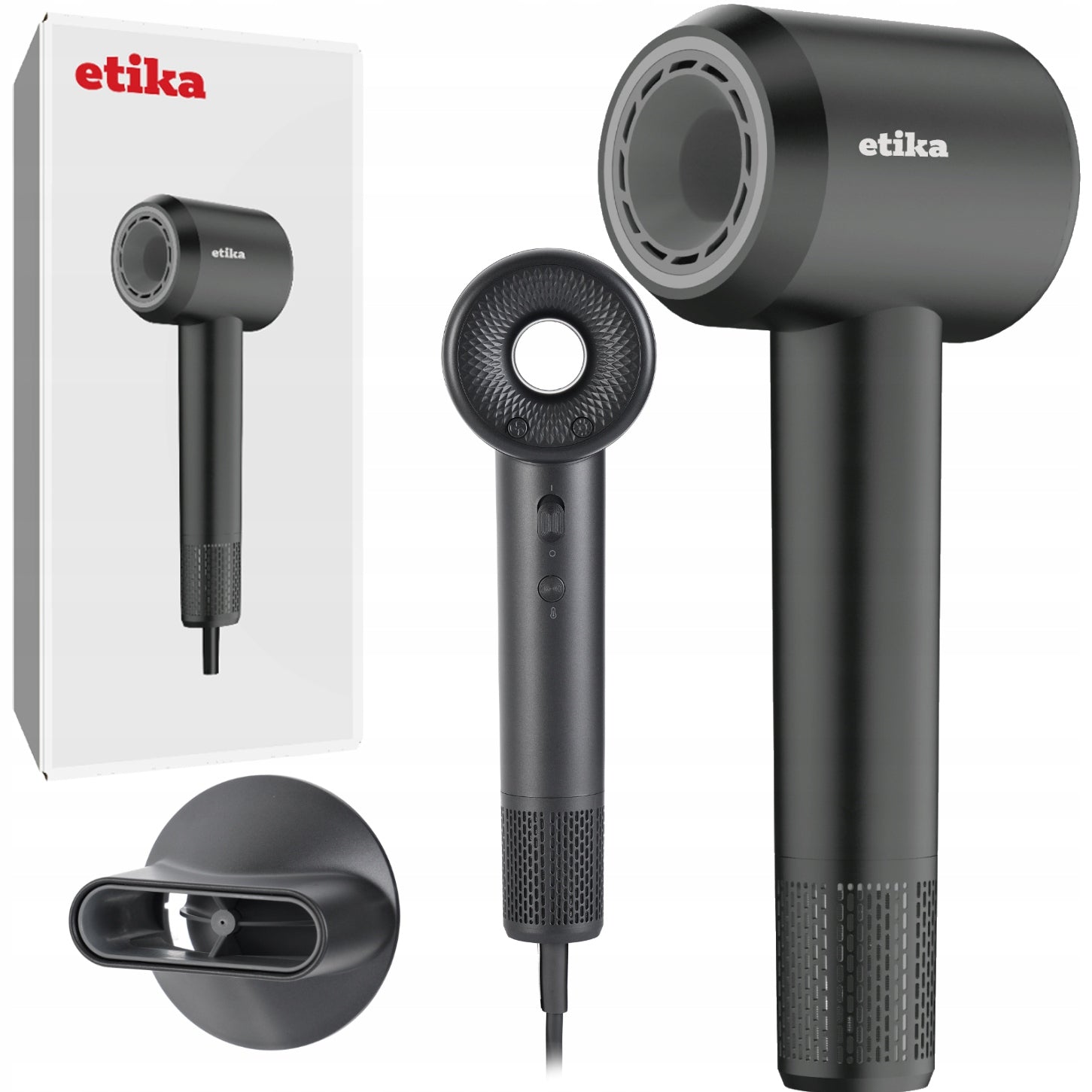 STRONG HAIR DRYER 2 SPEED WITH IONIZATION 1600W ADJUSTABLE