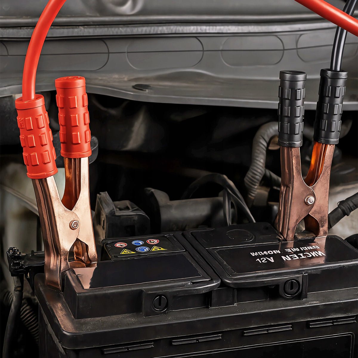 STRONG JUMPER CABLES WIRES FOR STARTING THE CAR 500A 2.20M CASE Packaging status original