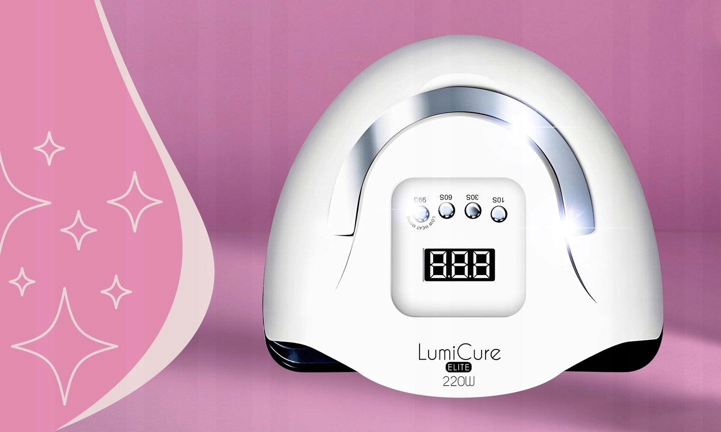 STRONG PROFESSIONAL UV LAMP FOR NAIL ACRYLIC GEL MANICURE 220W Brand Universal