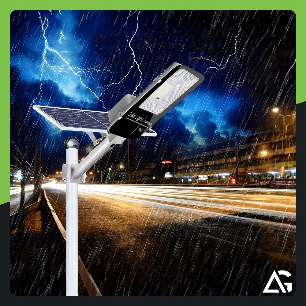 STRONG SOLAR GARDEN LAMP STREET LAMP LED OUTDOOR HOLDER 2000W Lamp power 2000 W