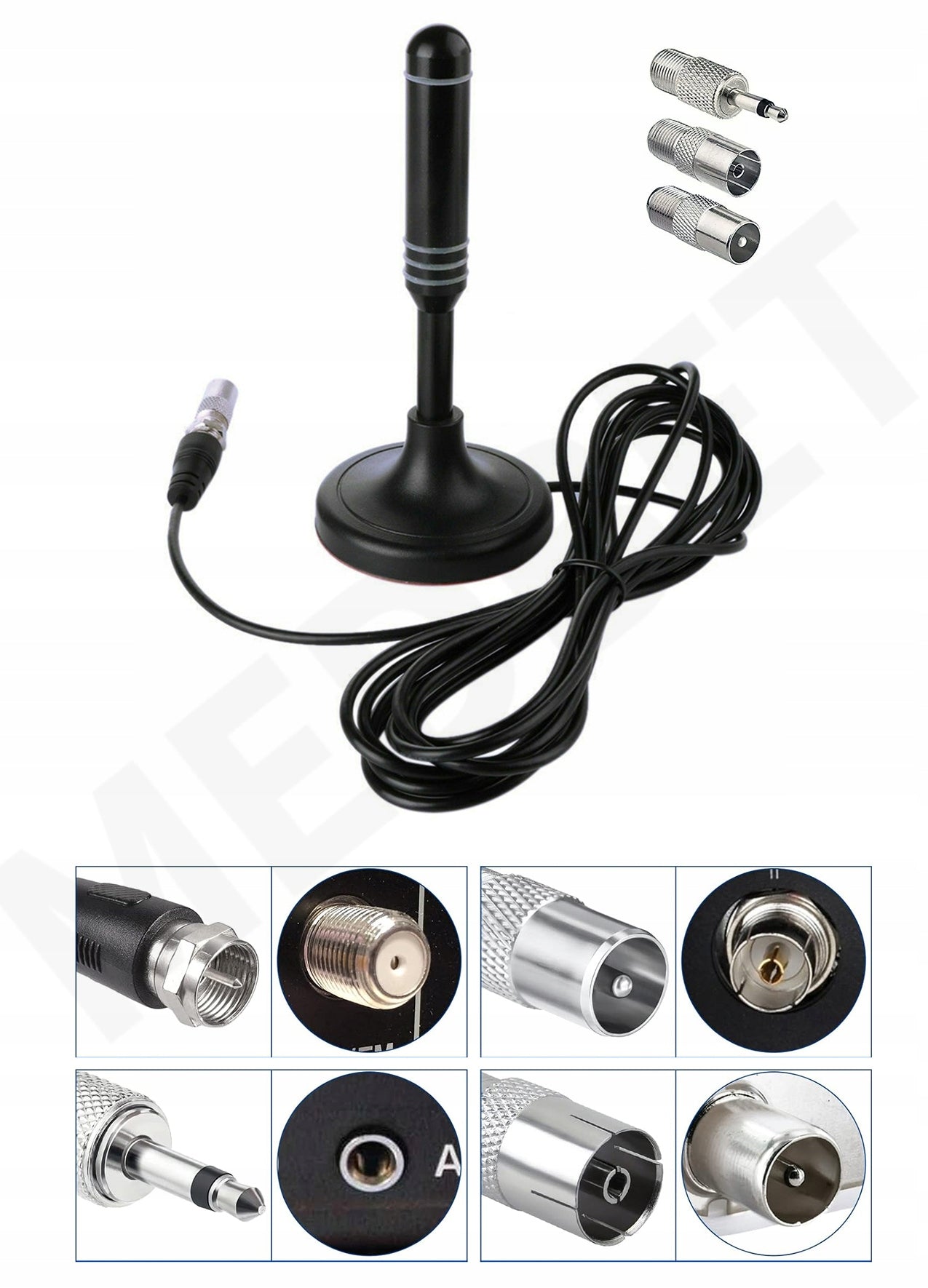 STRONG STANDING FM RADIO ANTENNA FOR HOME THEATER TOWER RADIO PHONE Packaging status original