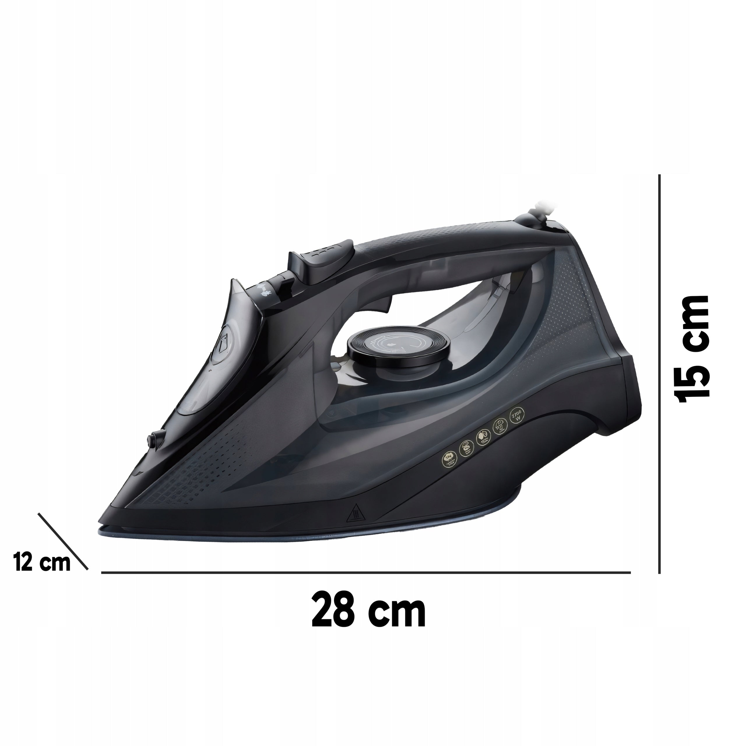 STRONG STEAM IRON HIGH POWER 2200W CERAMIC COATING ANTI-DRIP ANTI-CALC Manufacturer code OR1085-1