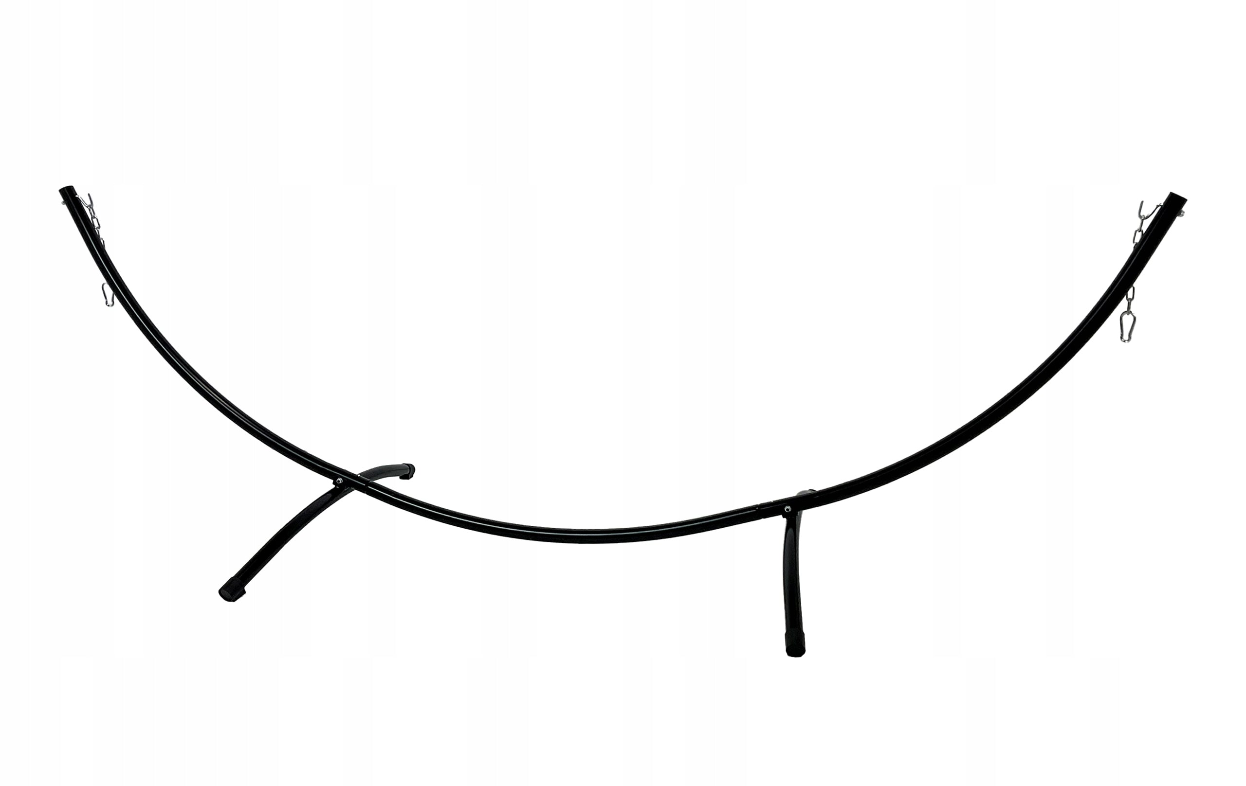 STRONG STEEL METAL HAMMOCK FRAME 300x95x100 CM 150KG SH102 BLACK