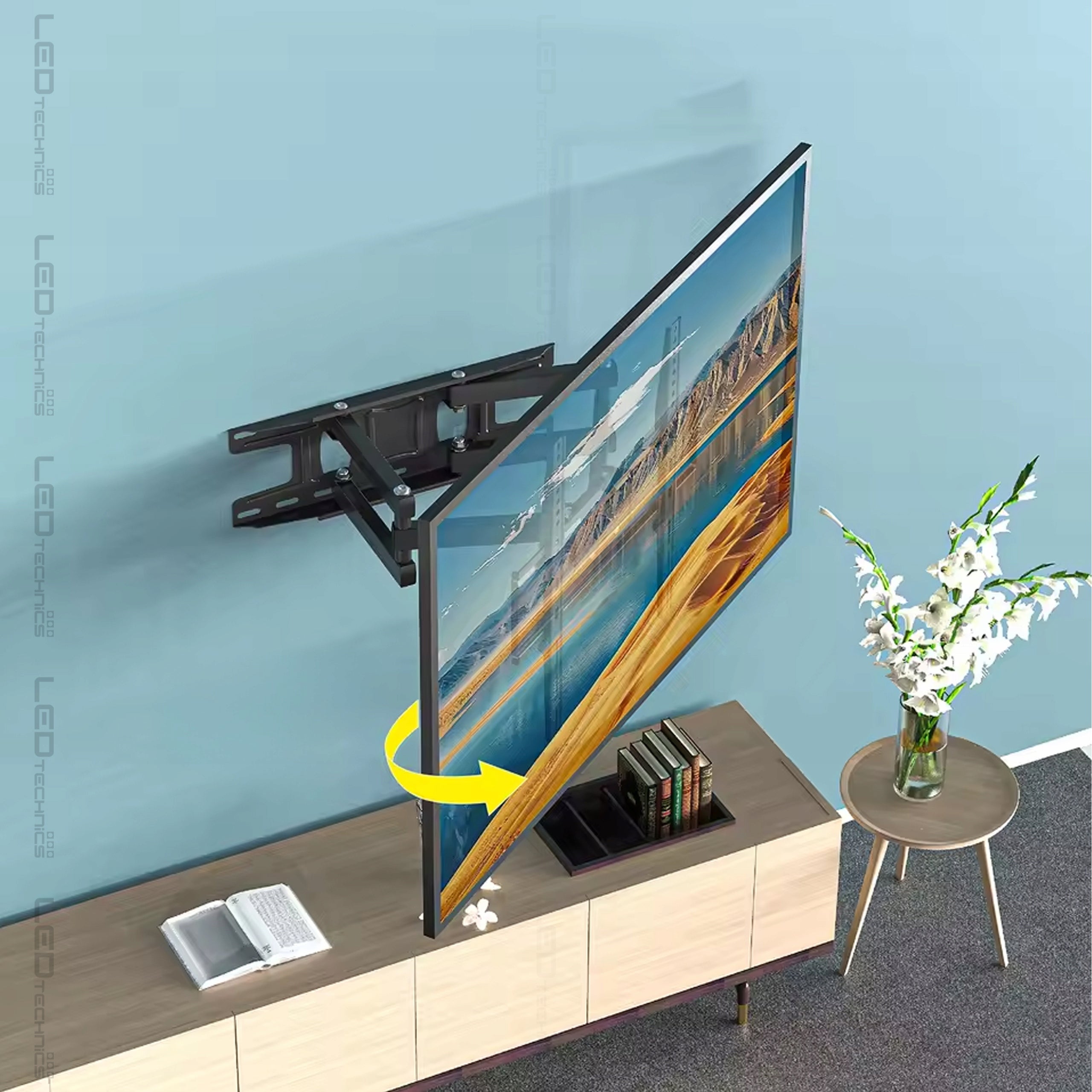 STRONG SWIVEL TV MOUNT UNIVERSAL VESA HANGER TV 37-85 INCHES EAN (GTIN) 5901703208098