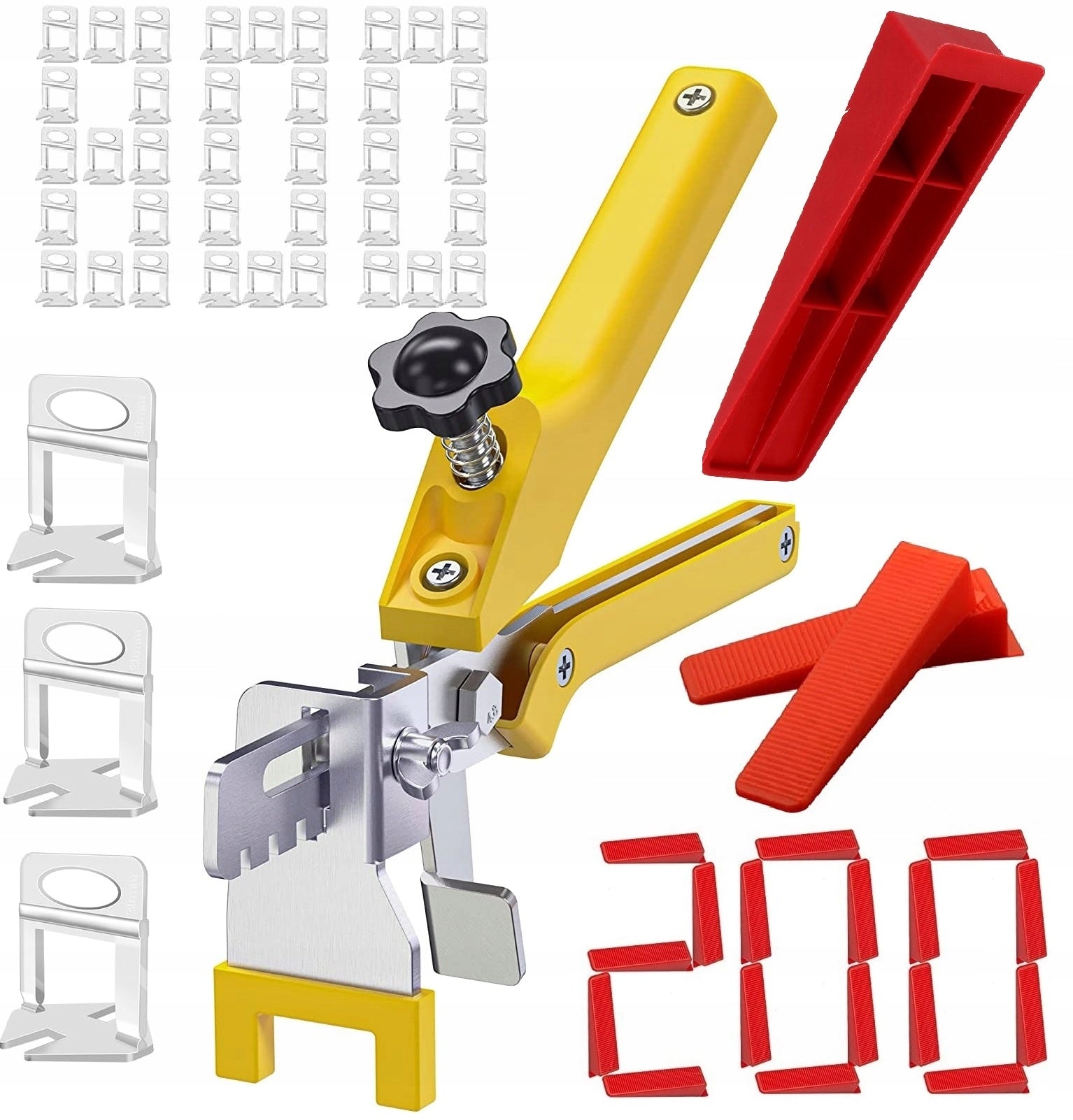 STRONG TILE LAYING LEVELING SYSTEM CLIPS WEDGES PLIERS 1mm 1.0mm