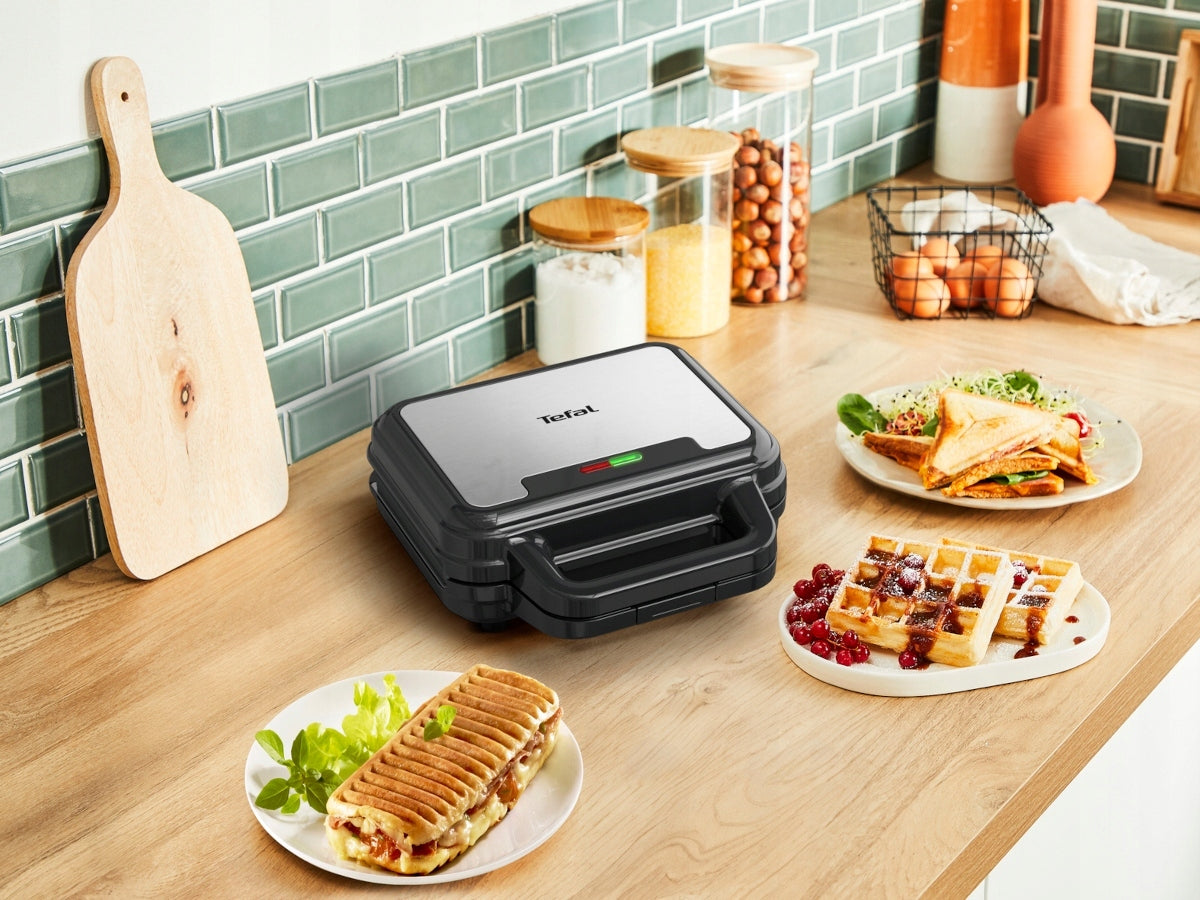 STRONG TOASTER TEFAL WAFFLE MAKER FOR PANINI WAFFLE TOAST STRONG SOLID 700W Brand Tefal