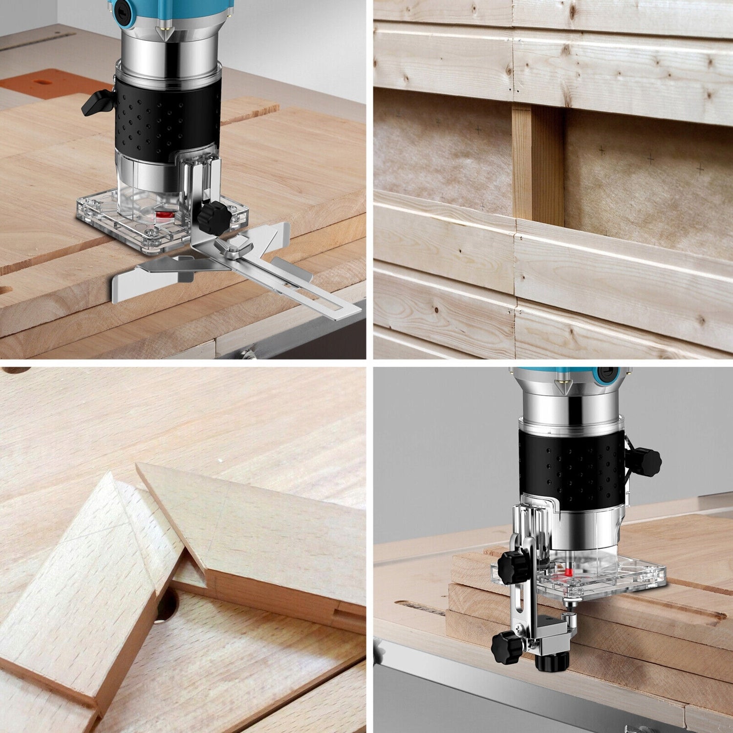 STRONG WOOD SPINDLE MILLING MACHINE 800W 15EL CUTTERS METAL BODY Power cord length 1.3 m