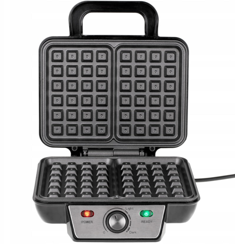 STRONG Waffle Iron 1600W XXL LARGE WAFFLES ADJUSTABLE WITH NONSTICK COATING Packaging status original