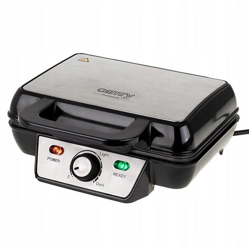 STRONG Waffle Iron 1600W XXL LARGE WAFFLES ADJUSTABLE WITH NONSTICK COATING Power rating 1600 W