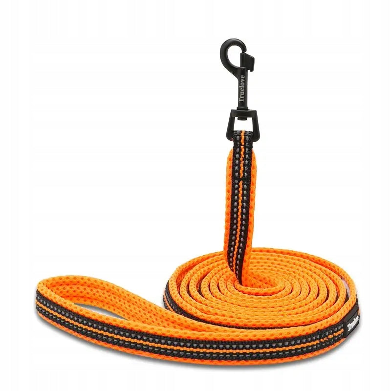 STRONG orange leash reflective Truelove 200cm L