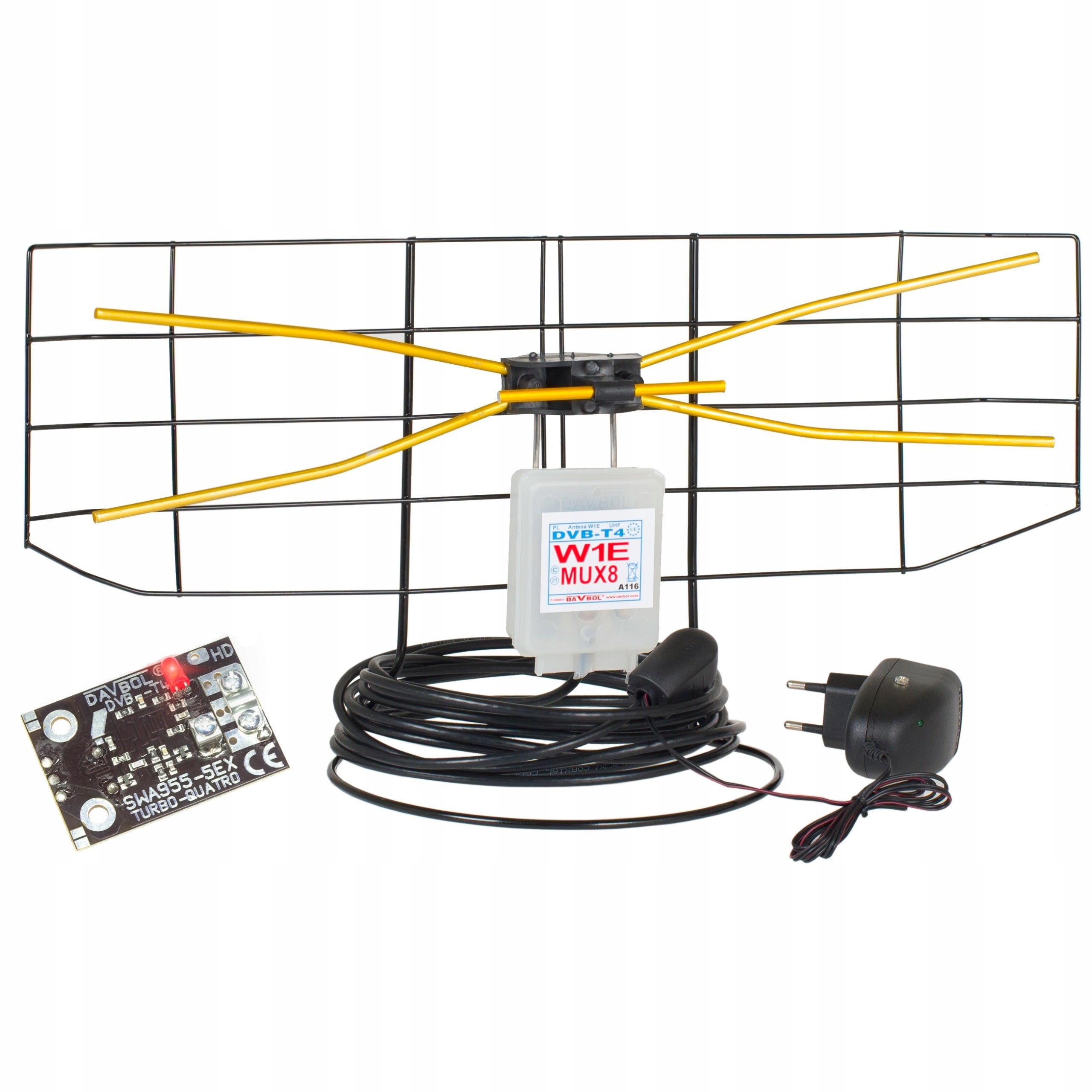 STRONGEST DVB-T2 ROOM TV ANTENNA MUX8 FM 4K PORTABLE STRONG SIGNAL