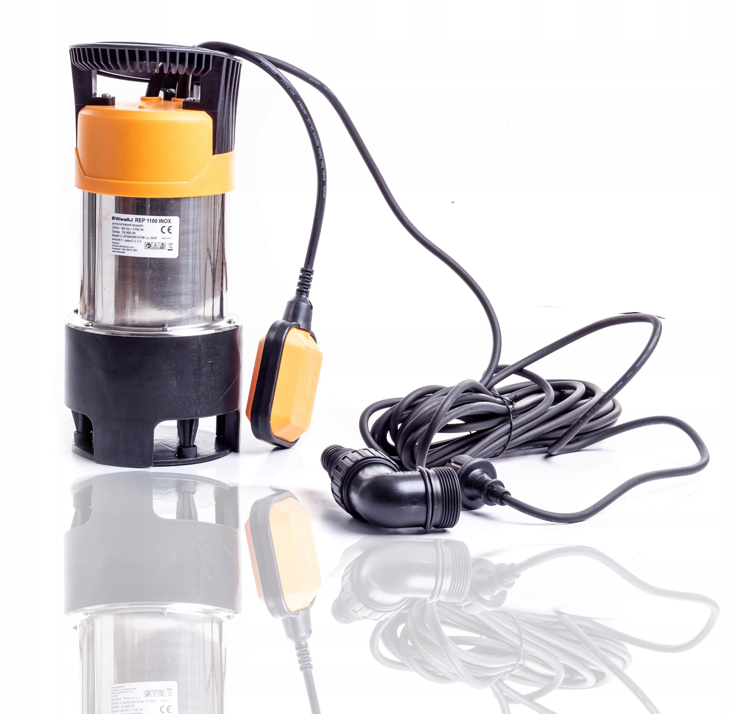 SUBMERSIBLE PUMP FOR CLEAN SEPTIC TANK RIWALL REP1100 INOX CZECH Engine power 1100 W