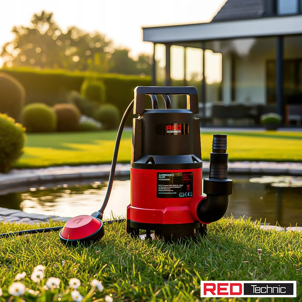 SUBMERSIBLE PUMP FOR CLEAN WATER DIRTY RAINWATER WITH FLOAT 1400W Engine power 1400 W