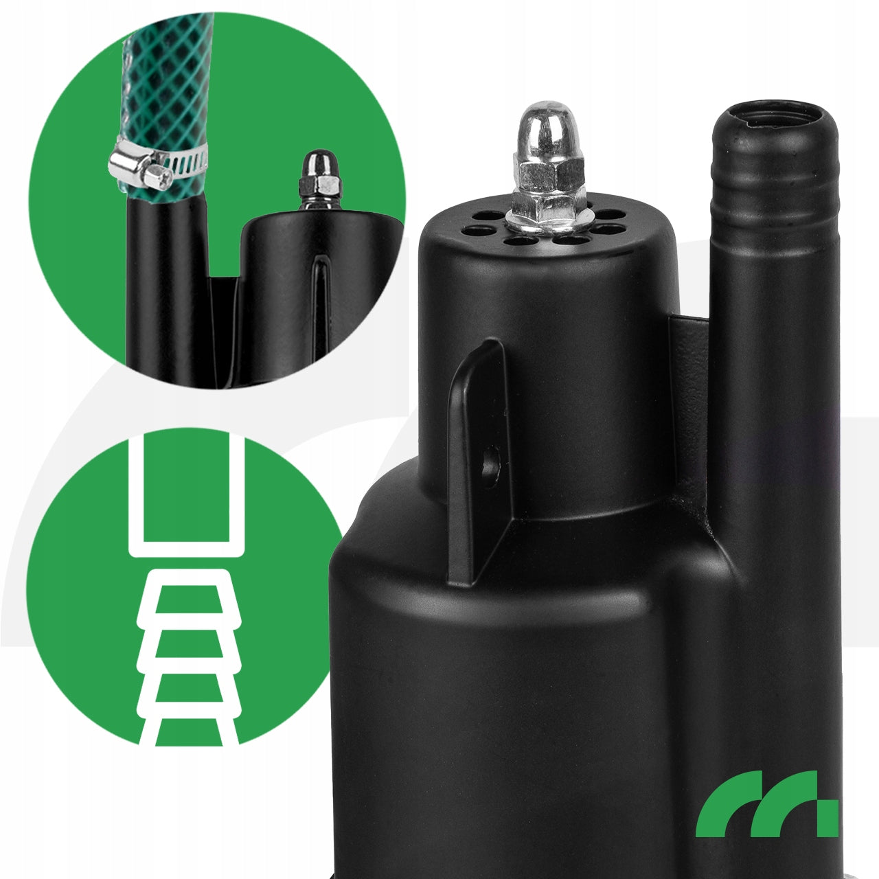 SUBMERSIBLE PUMP FOR CLEAN WELL WATER STRONG MEMBRANE SUBMERSIBLE RUSSIAN Engine power 480 W