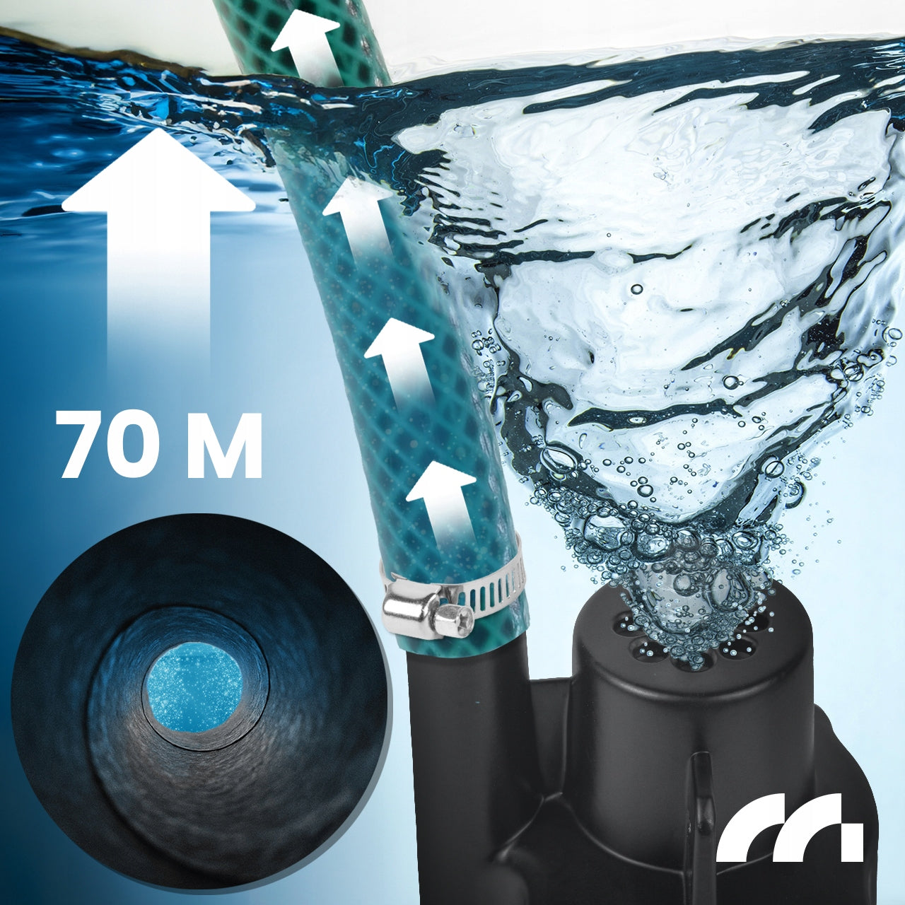 SUBMERSIBLE PUMP FOR CLEAN WELL WATER STRONG MEMBRANE SUBMERSIBLE RUSSIAN Packaging status original