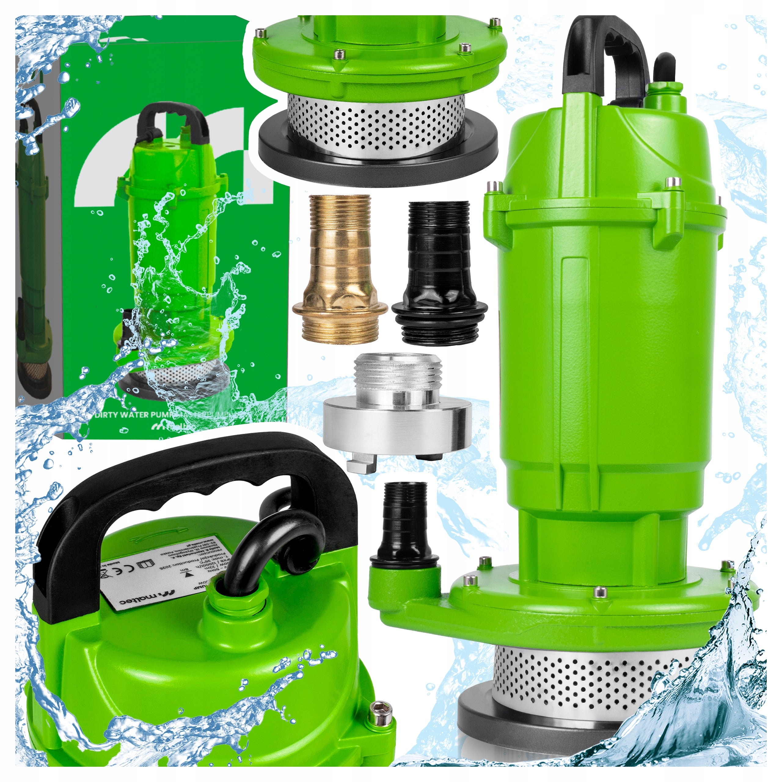 SUBMERSIBLE PUMP FOR DIRTY WATER CLEAN RAINWATER WELL 12000 l/h